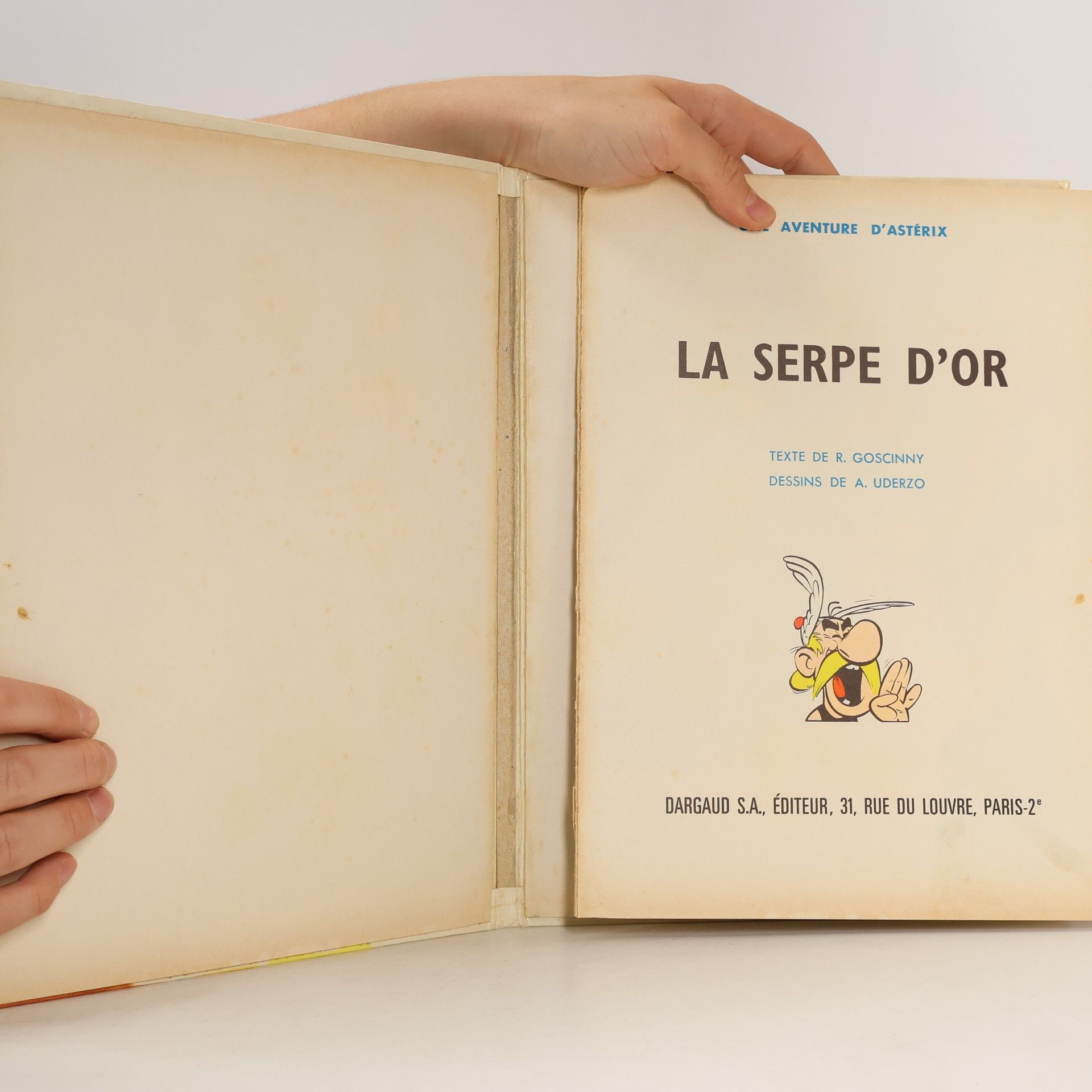René Goscinny Une Aventure d'Astérix le Gaulois - La Serpe d'or