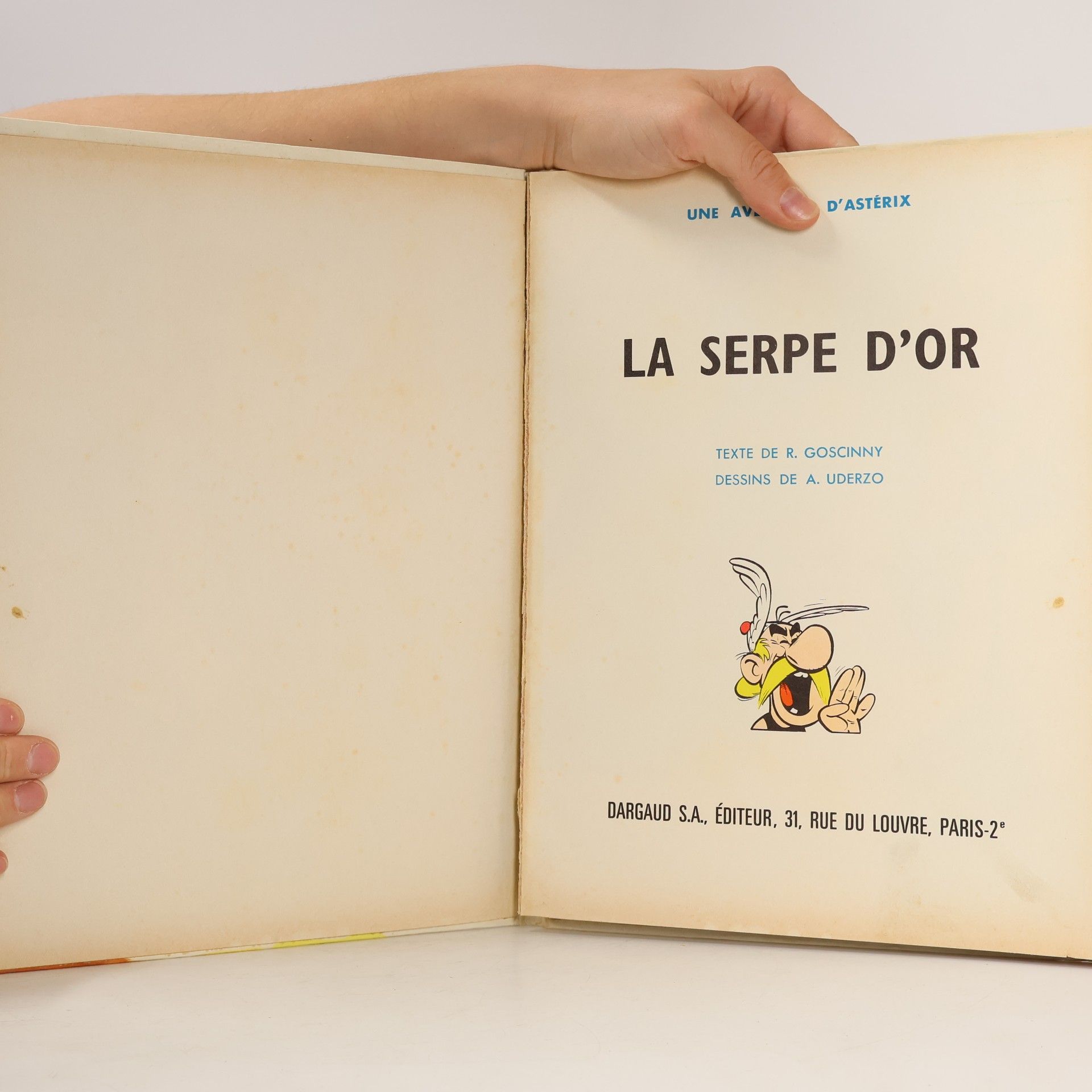 René Goscinny Une Aventure d'Astérix le Gaulois - La Serpe d'or