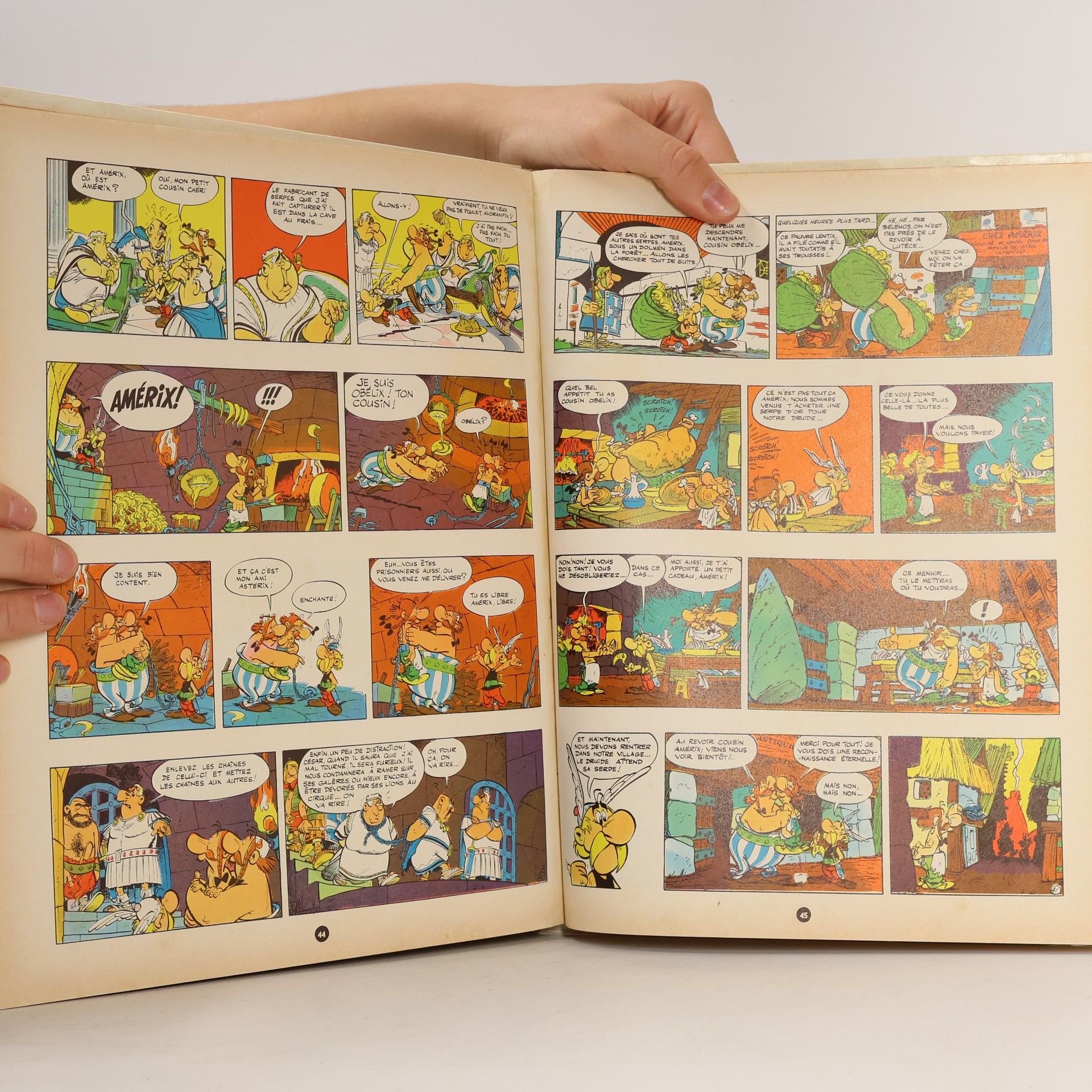 René Goscinny Une Aventure d'Astérix le Gaulois - La Serpe d'or
