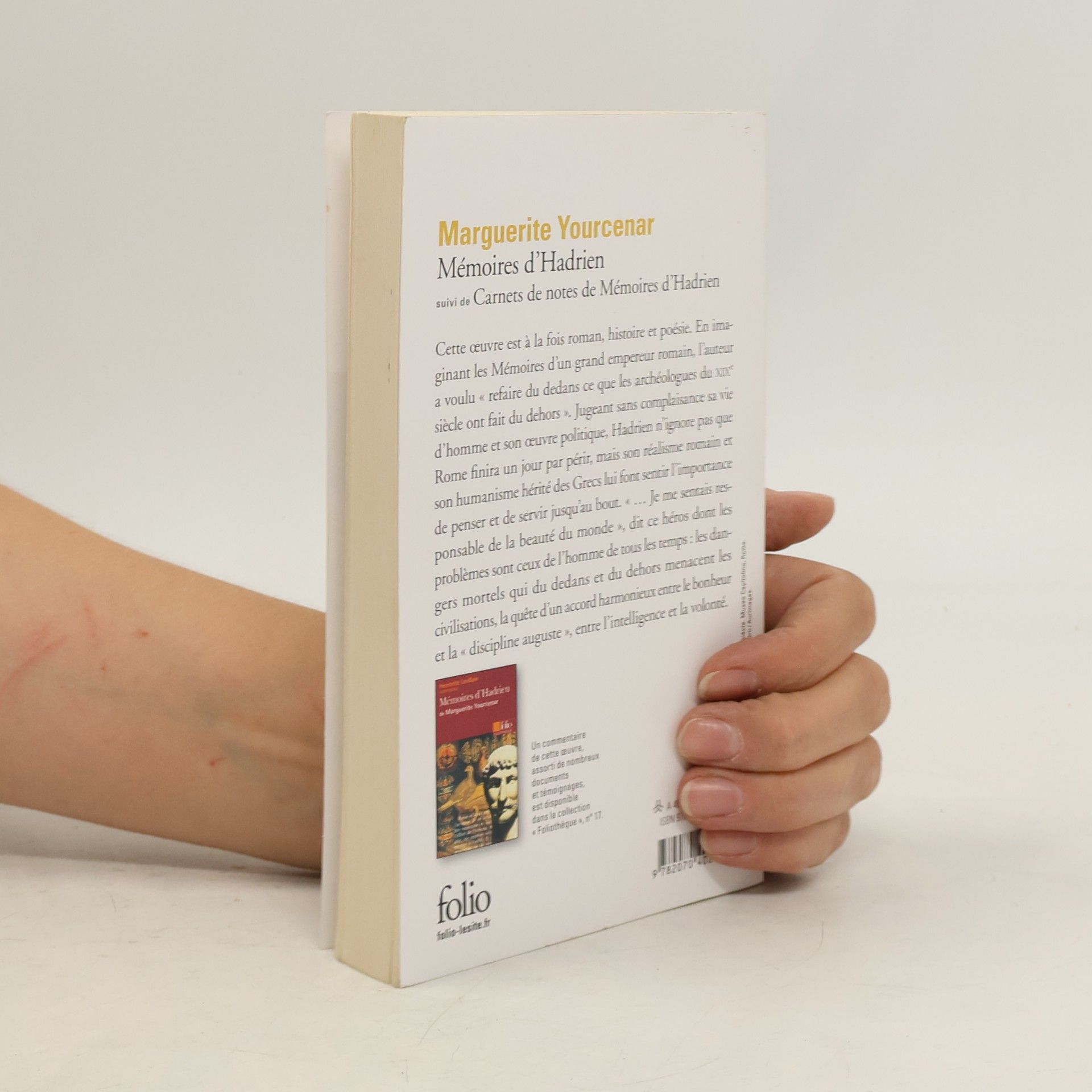 Marguerite Yourcenar Mémoires d'Hadrien / Carnets de notes de \"Mémoires d'Hadrien\"