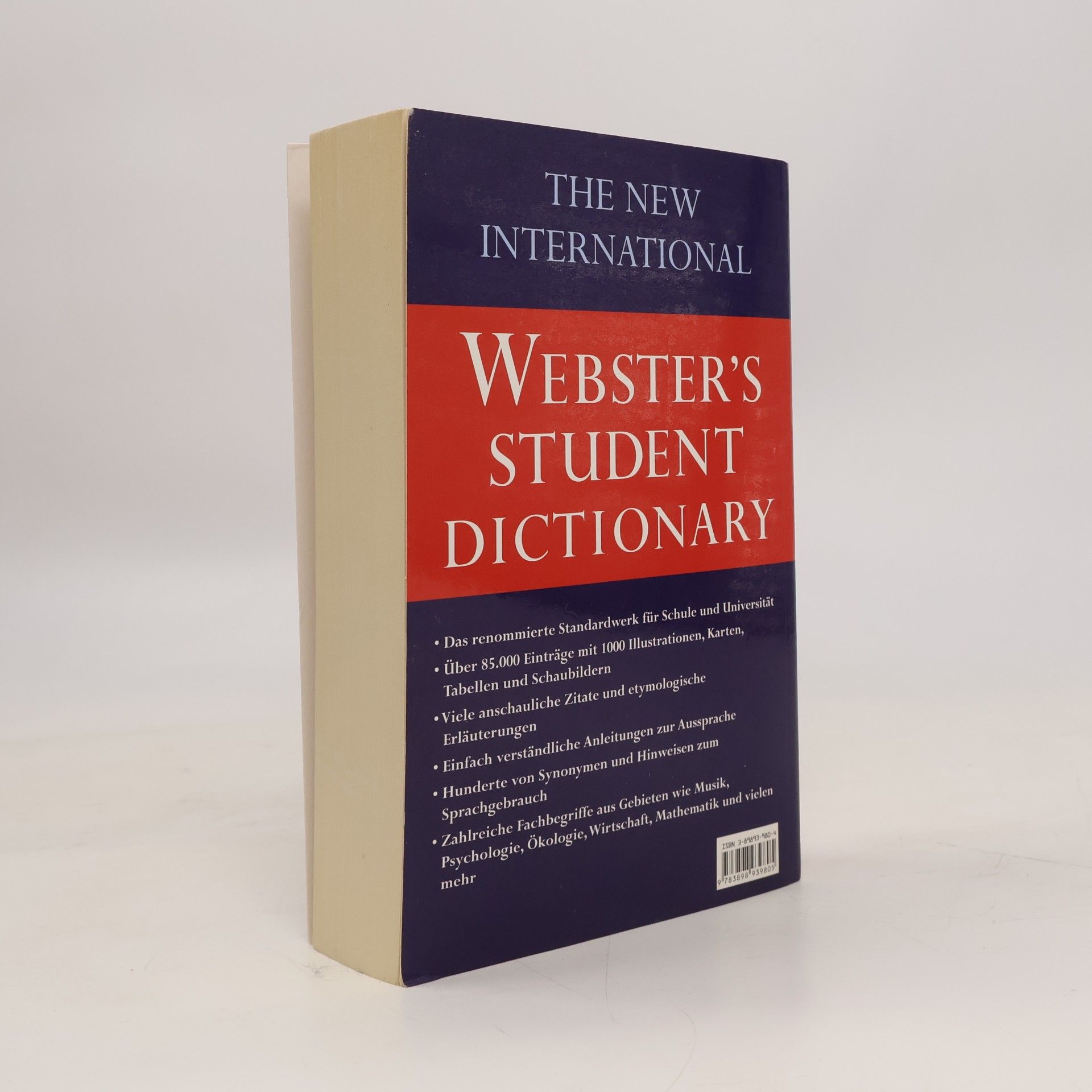 The new international Webster's student dictionary