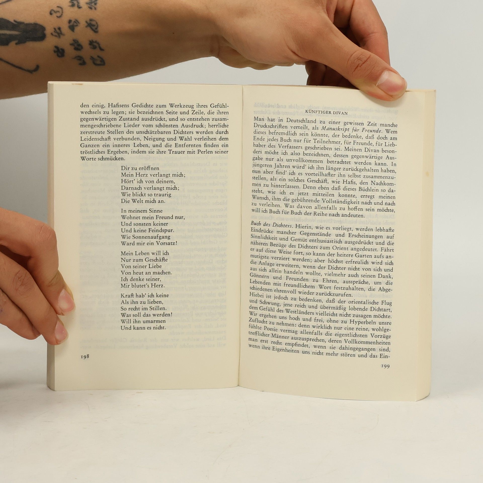 Johann Wolfgang von Goethe Insel-Taschenbuch - 75: West-östlicher Divan