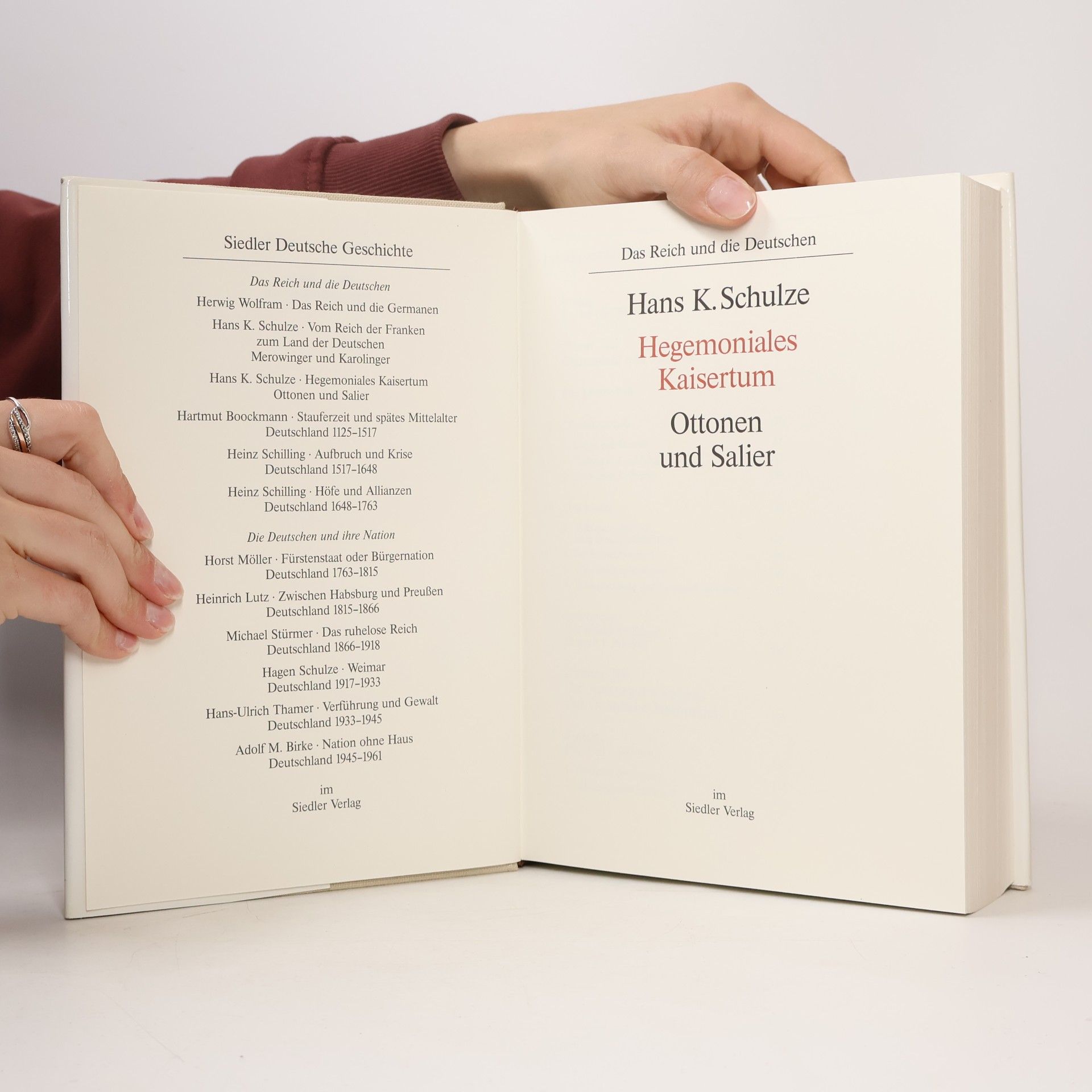 Hans K. Schulze Hegemoniales Kaisertum