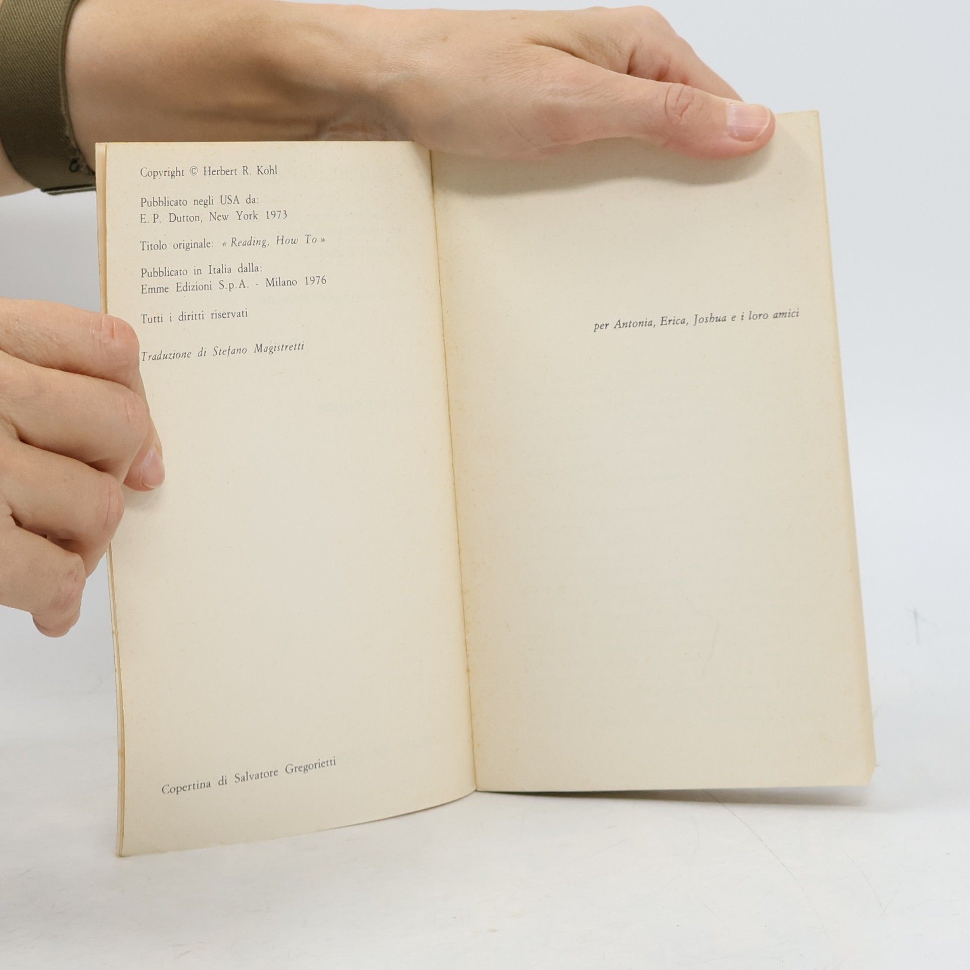 Herbert R. Kohl Leggere, Come