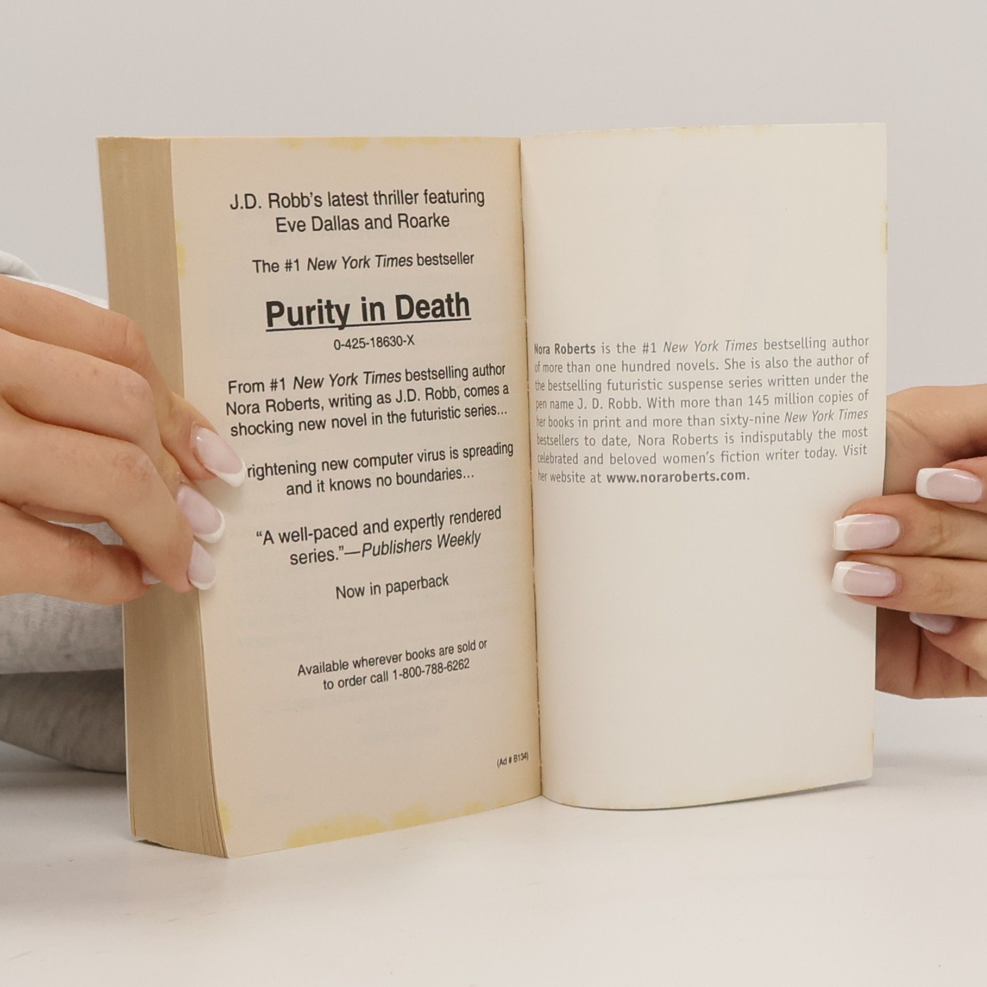 Nora Roberts Portrait in death