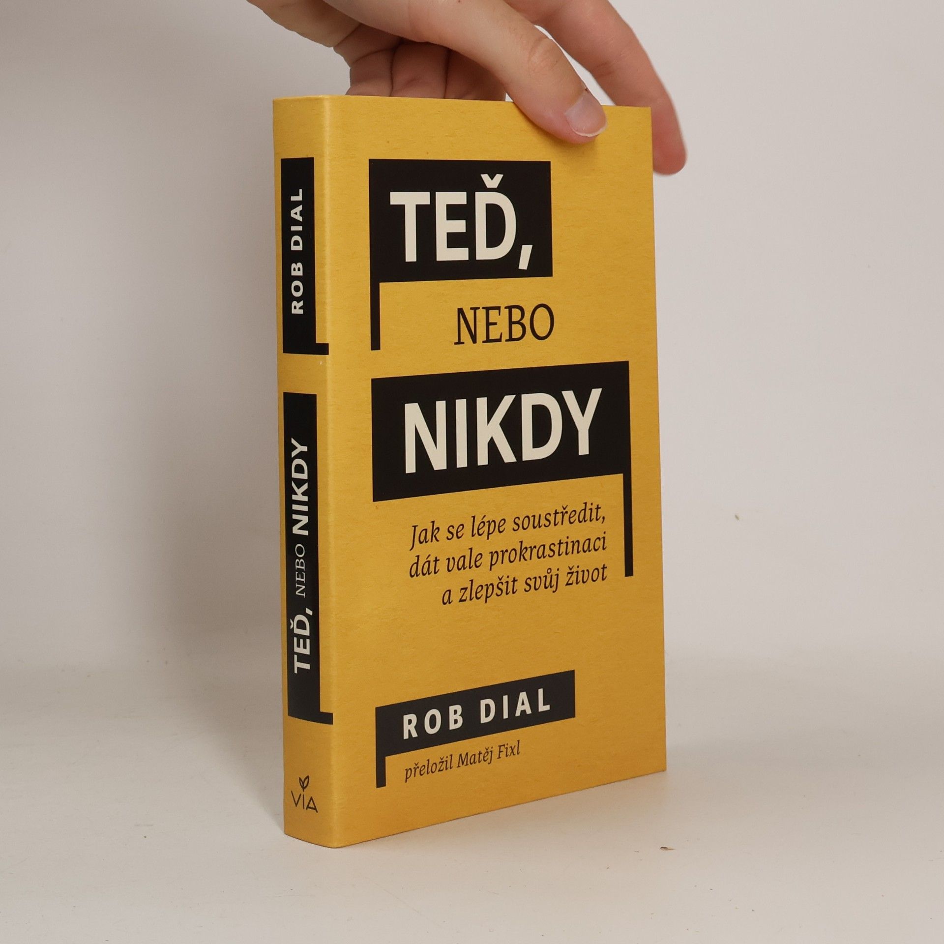 Rob Dial Teď nebo nikdy : jak se lépe soustředit, dát vale prokrastinaci a zlepšit svůj život