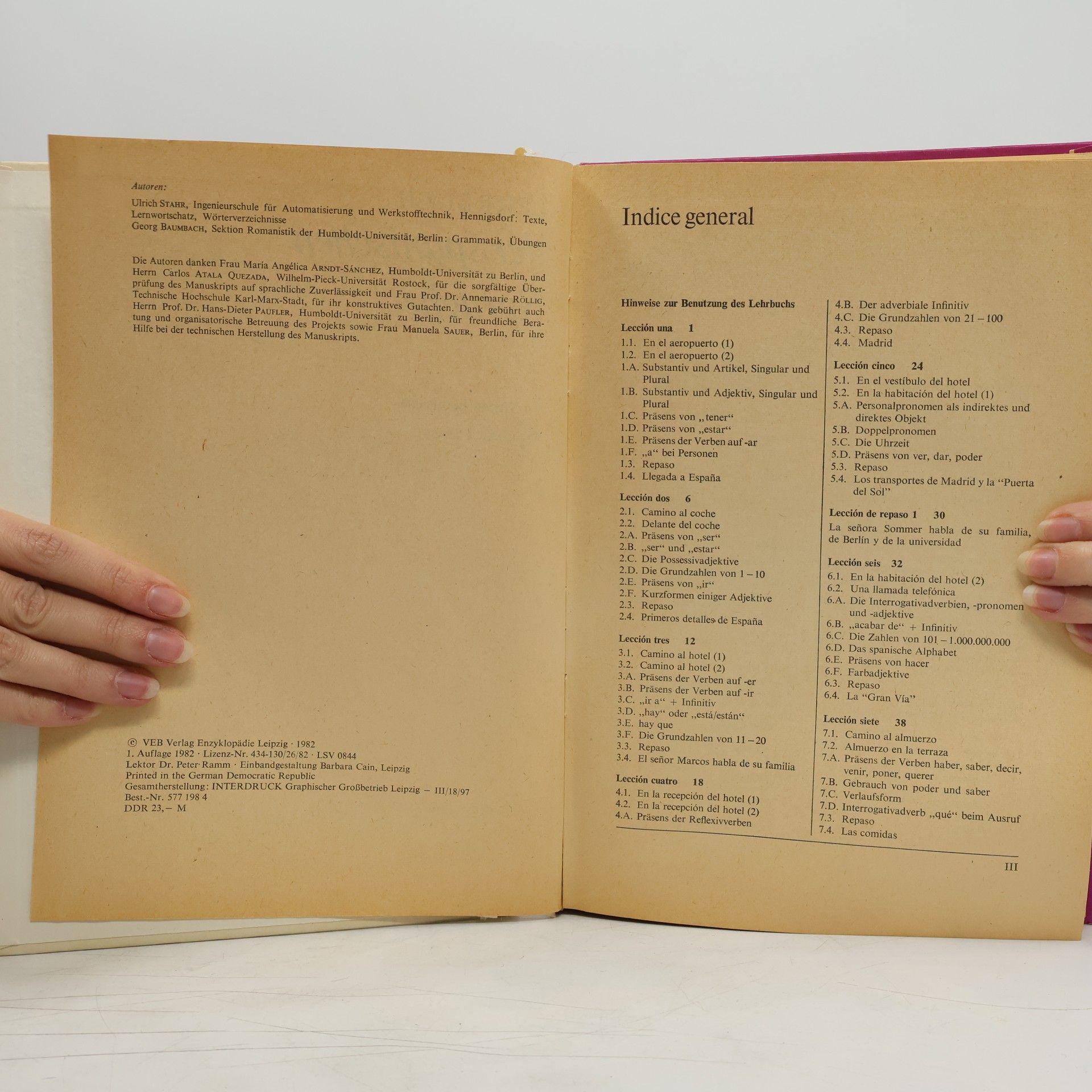 Georg Baumbach Lehrbuch der spanischen Sprache