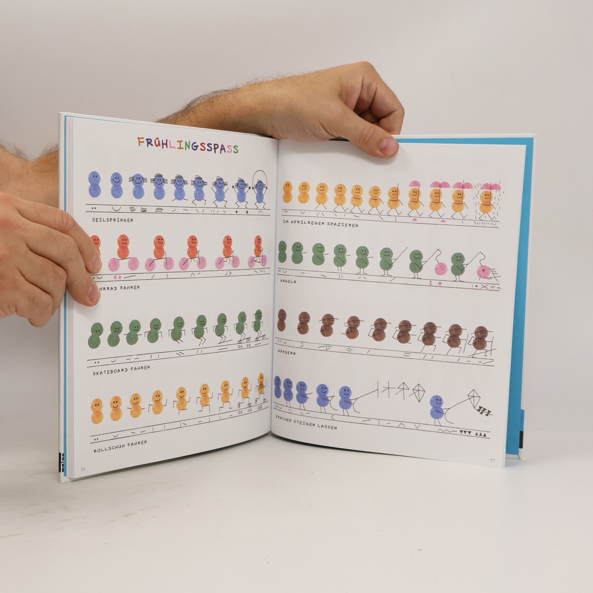 Ed Emberley Fingerabdruck Punkt und Strich