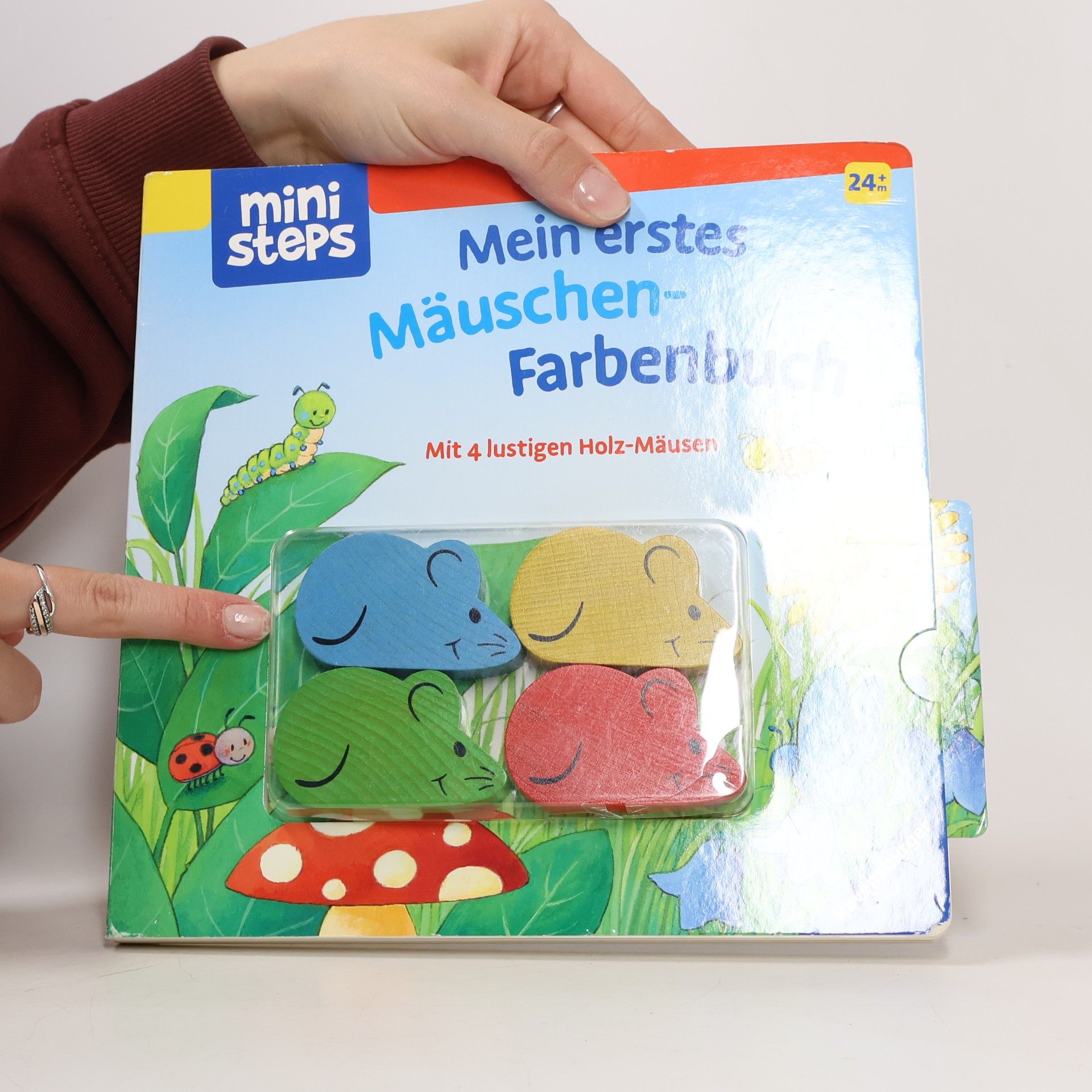 Sandra Grimm ministeps: Mein erstes Mäuschen-Farbenbuch