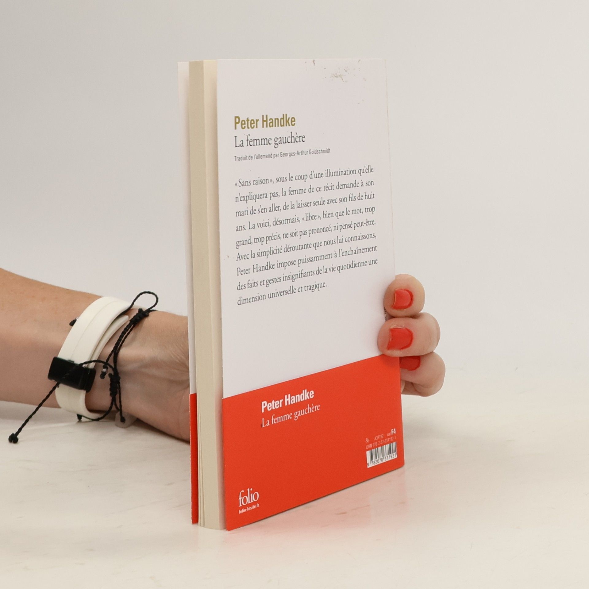 Peter Handke La femme gauchère
