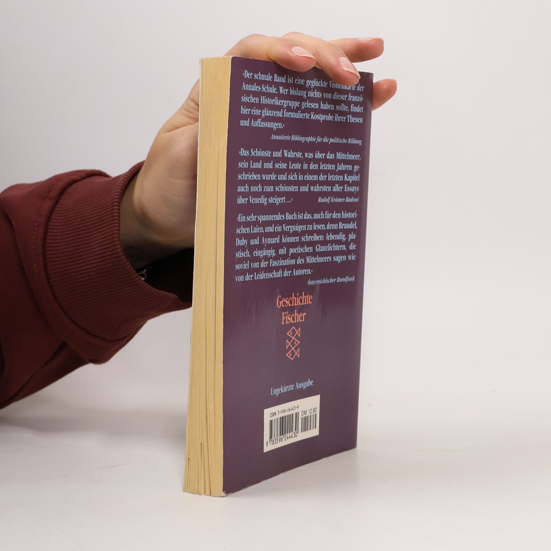 Fernard Braudel Die Welt des Mittelmeeres