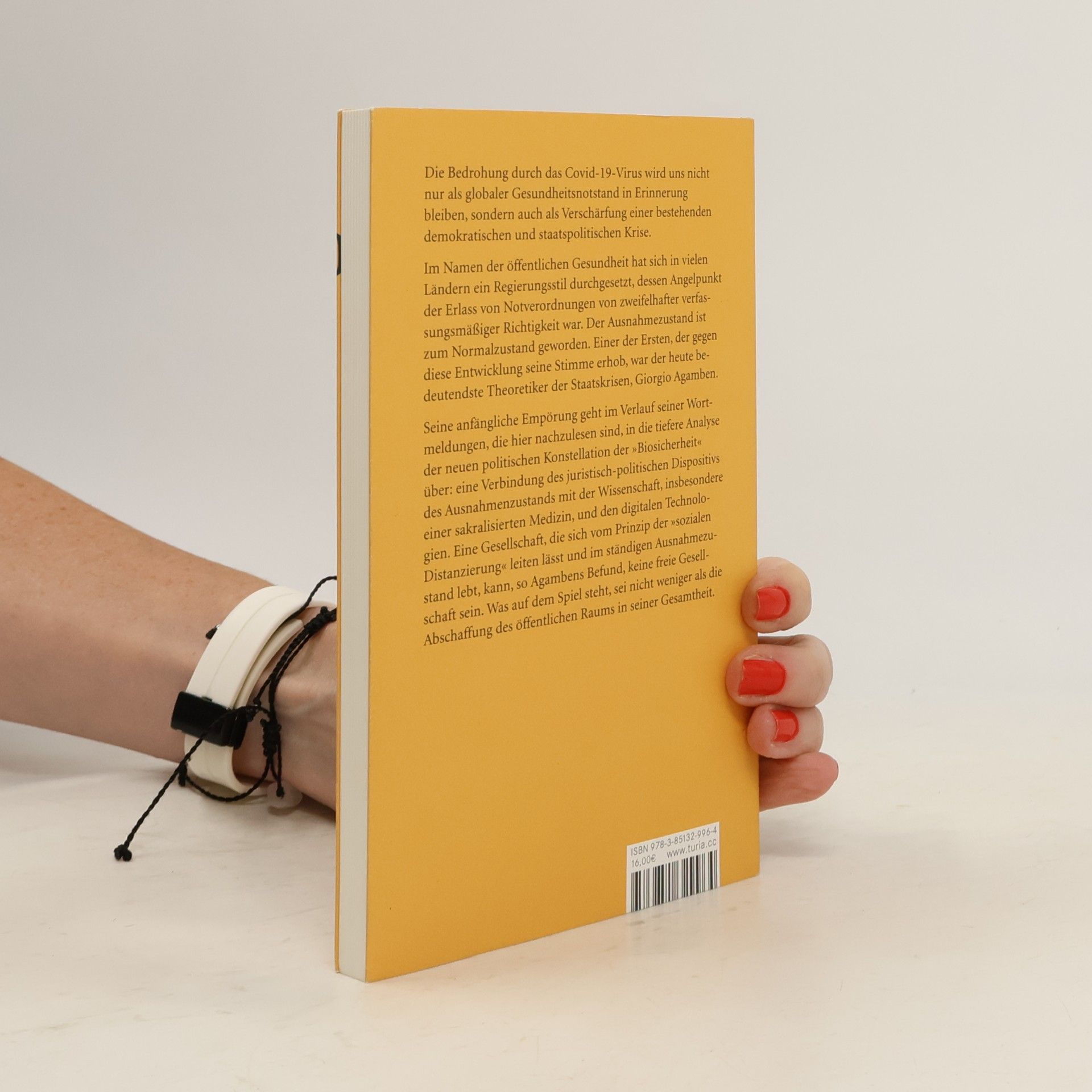 Giorgio Agamben An welchem Punkt stehen wir?