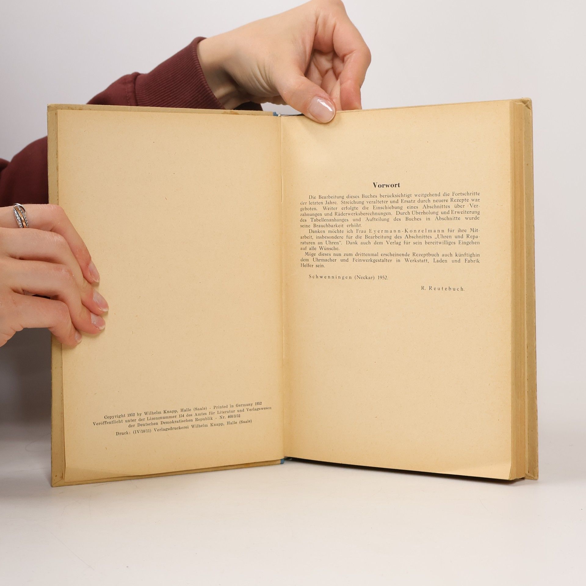 Edmundt Eyermann Chemisch-technisches Rezept- und Nachschlagebuch
