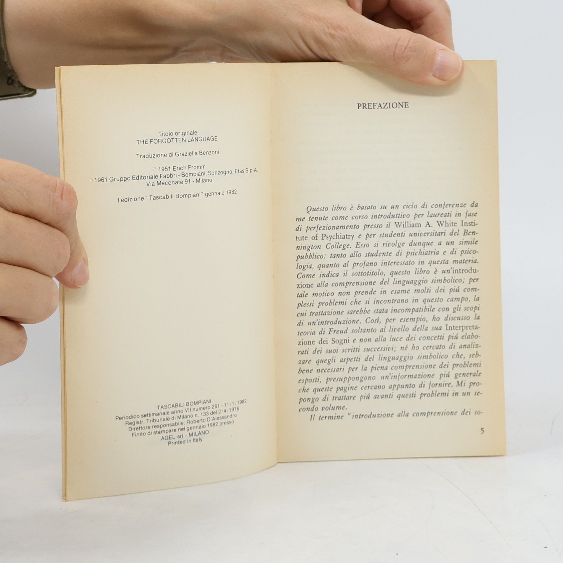Erich Fromm Il linguaggio dimenticato