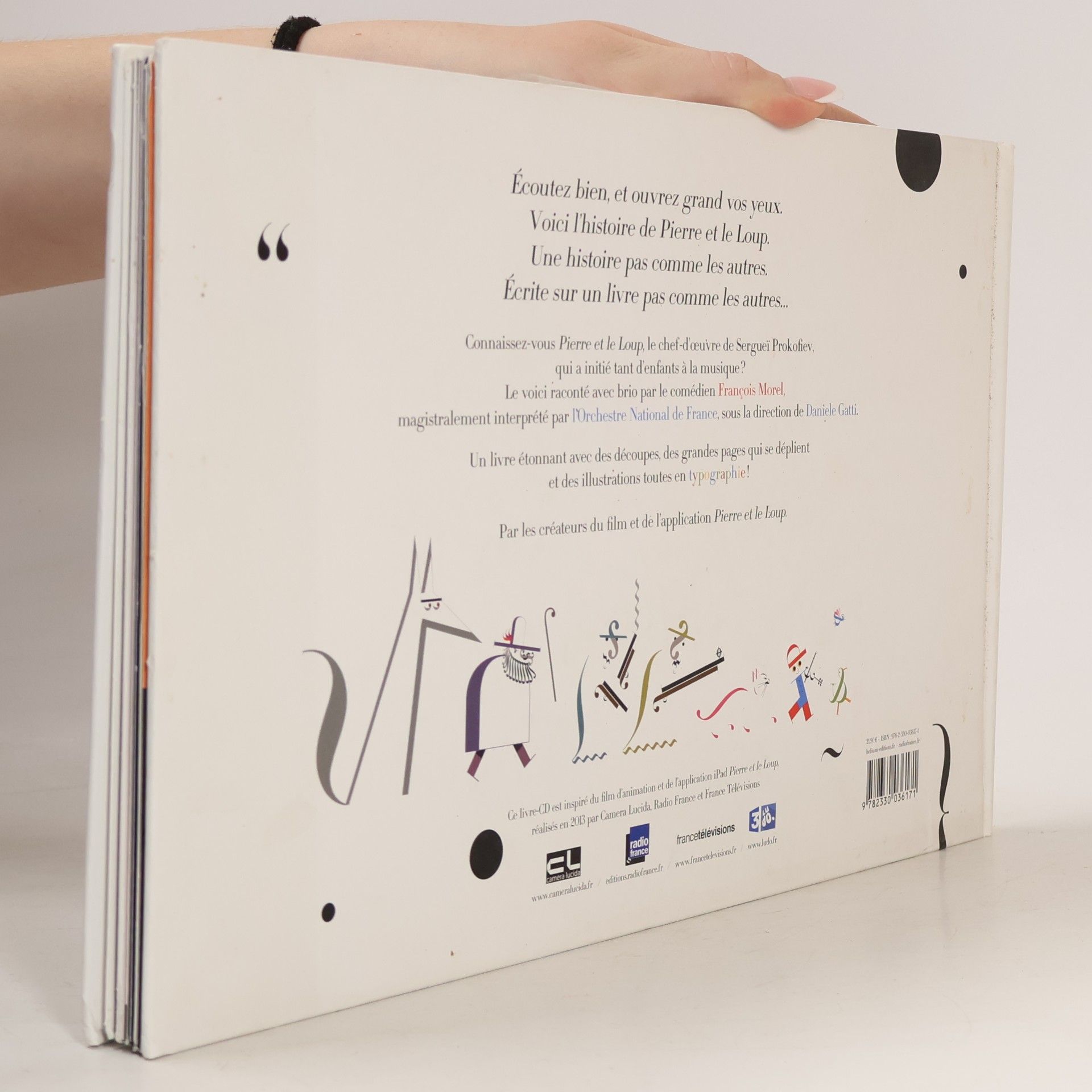 Prokofiev, Sergei Pierre et le loup (Book + CD): raconté par François Morel