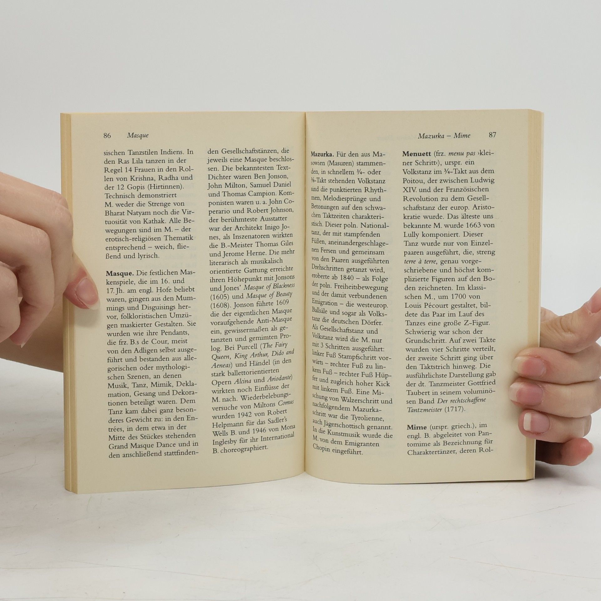 Horst Koegler Kleines Wörterbuch des Tanzes