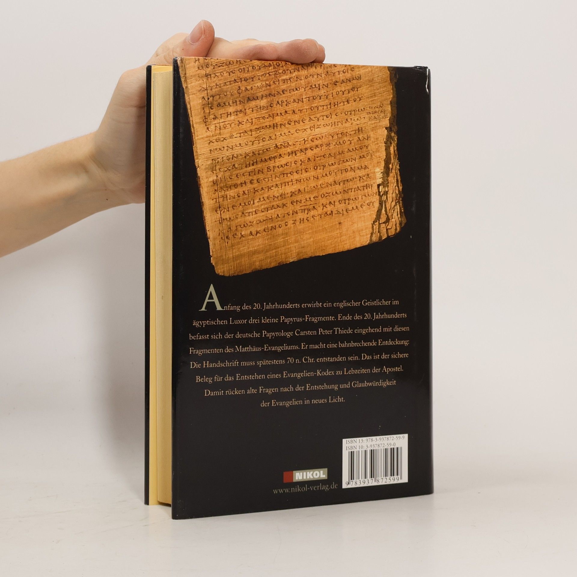 Carsten Peter Thiede Der Jesus-Papyrus