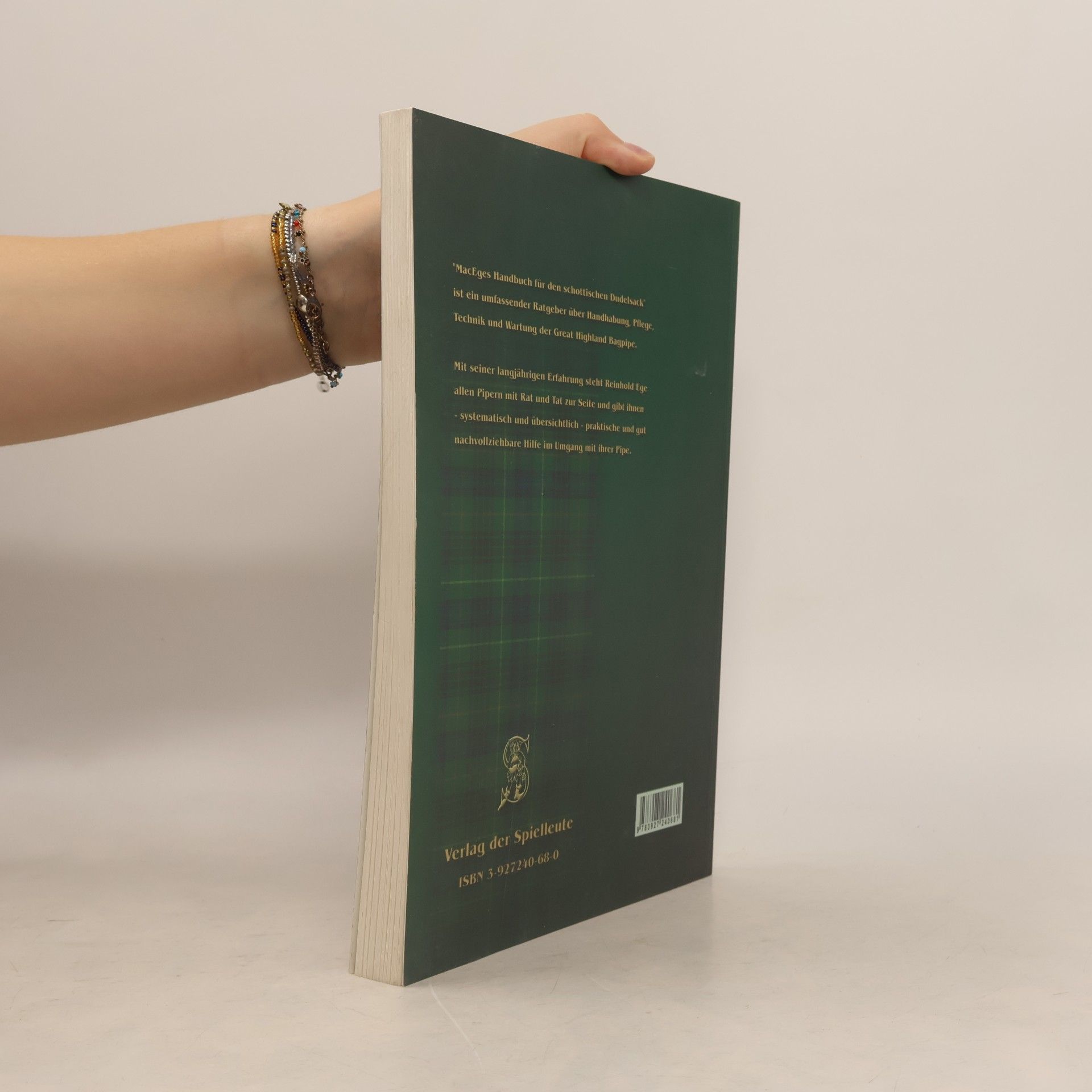 Reinhold Ege MacEges Handbuch für den schottischen Dudelsack