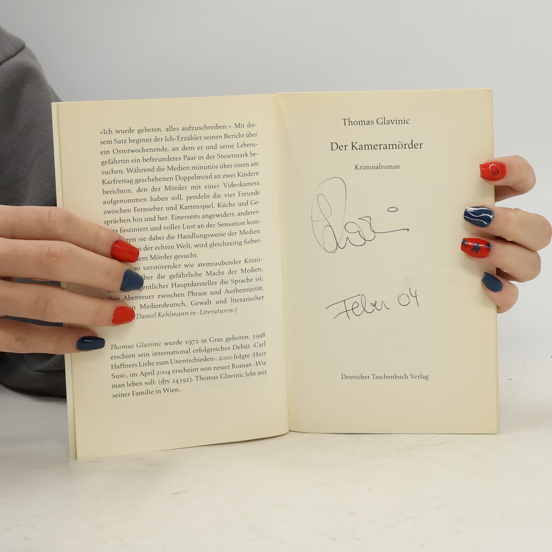 Thomas Glavinic Der Kameramörder : Kriminalroman