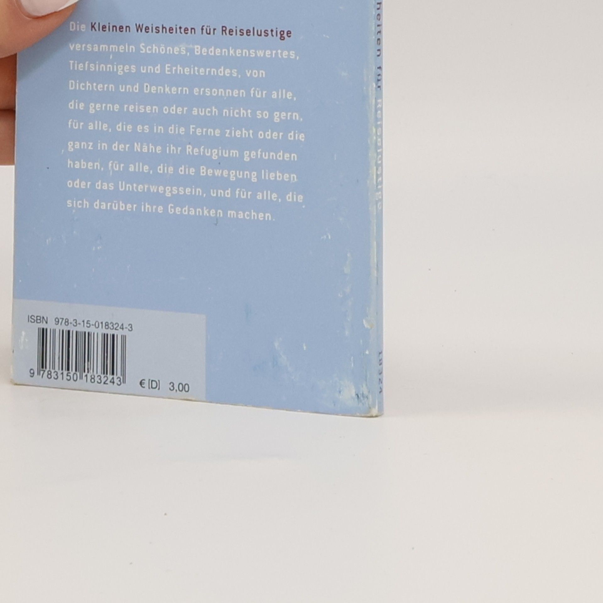 Christine Schmidjell Reclams Universal-Bibliothek: Kleine Weisheiten für Reiselustige
