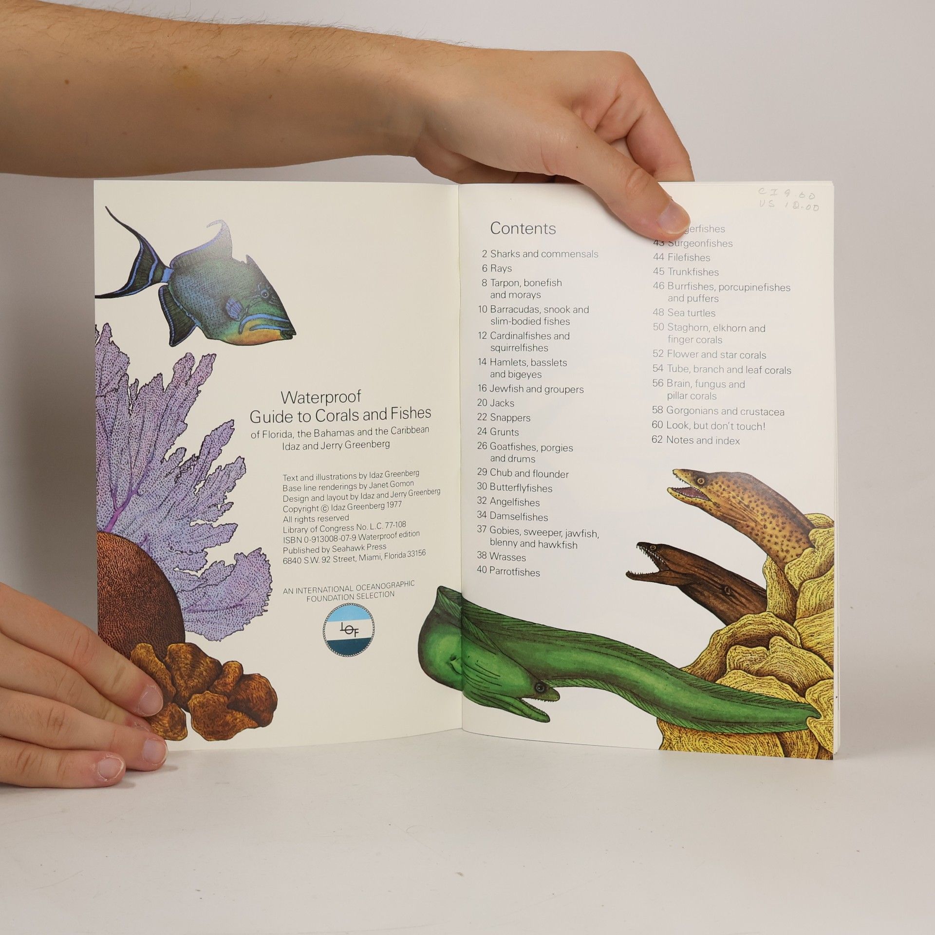 Idaz Greenberg Waterproof Guide to Corals and Fishes of Florida, the Bahamas, and the Caribbean