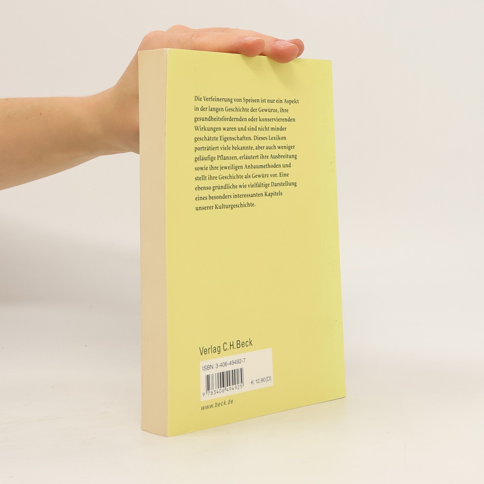 Hansjörg Küster Kleine Kulturgeschichte der Gewürze