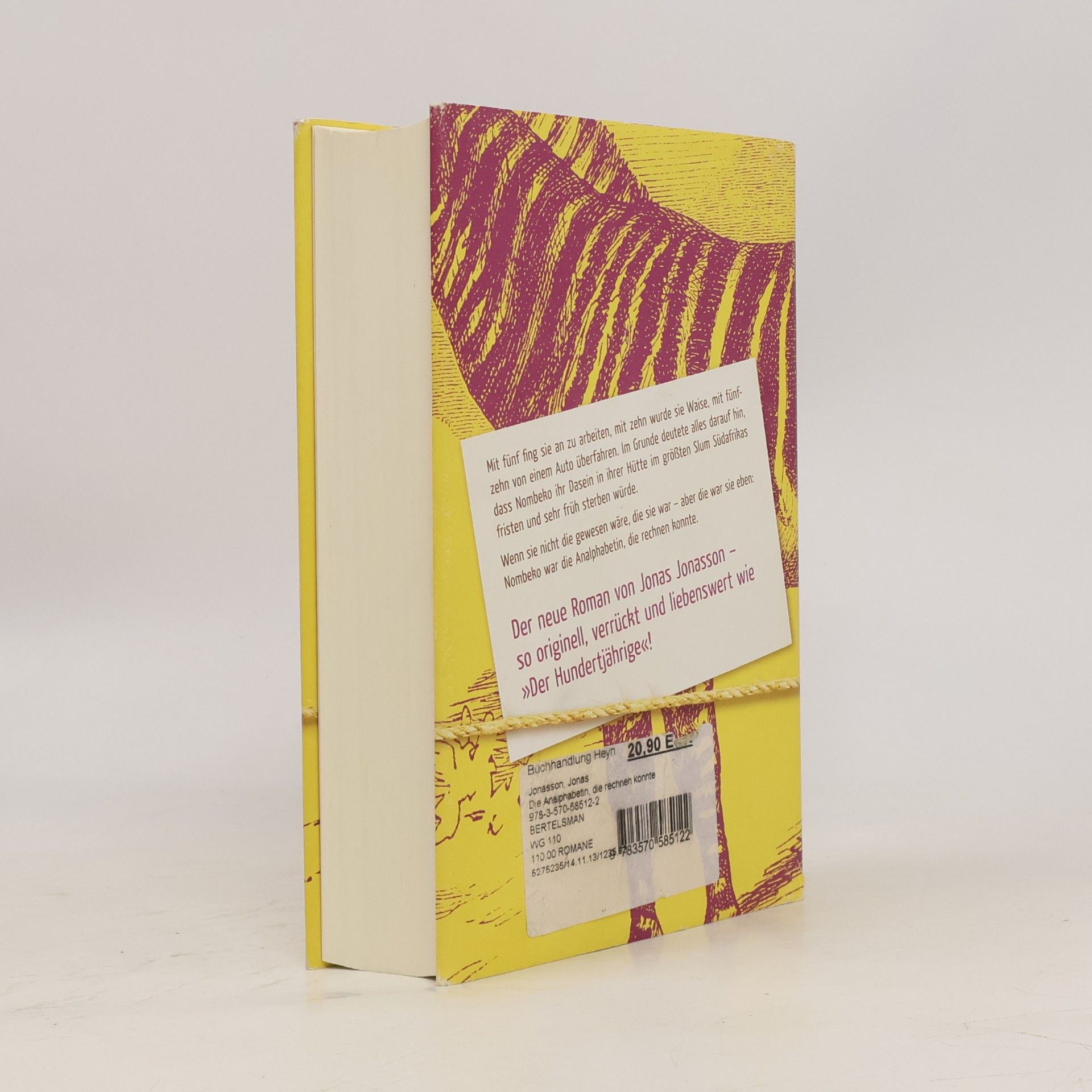 Jonas Jonasson Die Analphabetin, die rechnen konnte