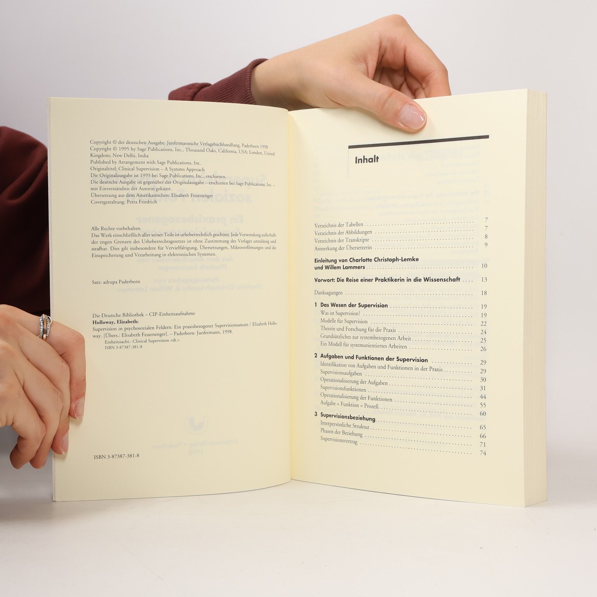 Elizabeth Holloway Supervision in psychosozialen Feldern