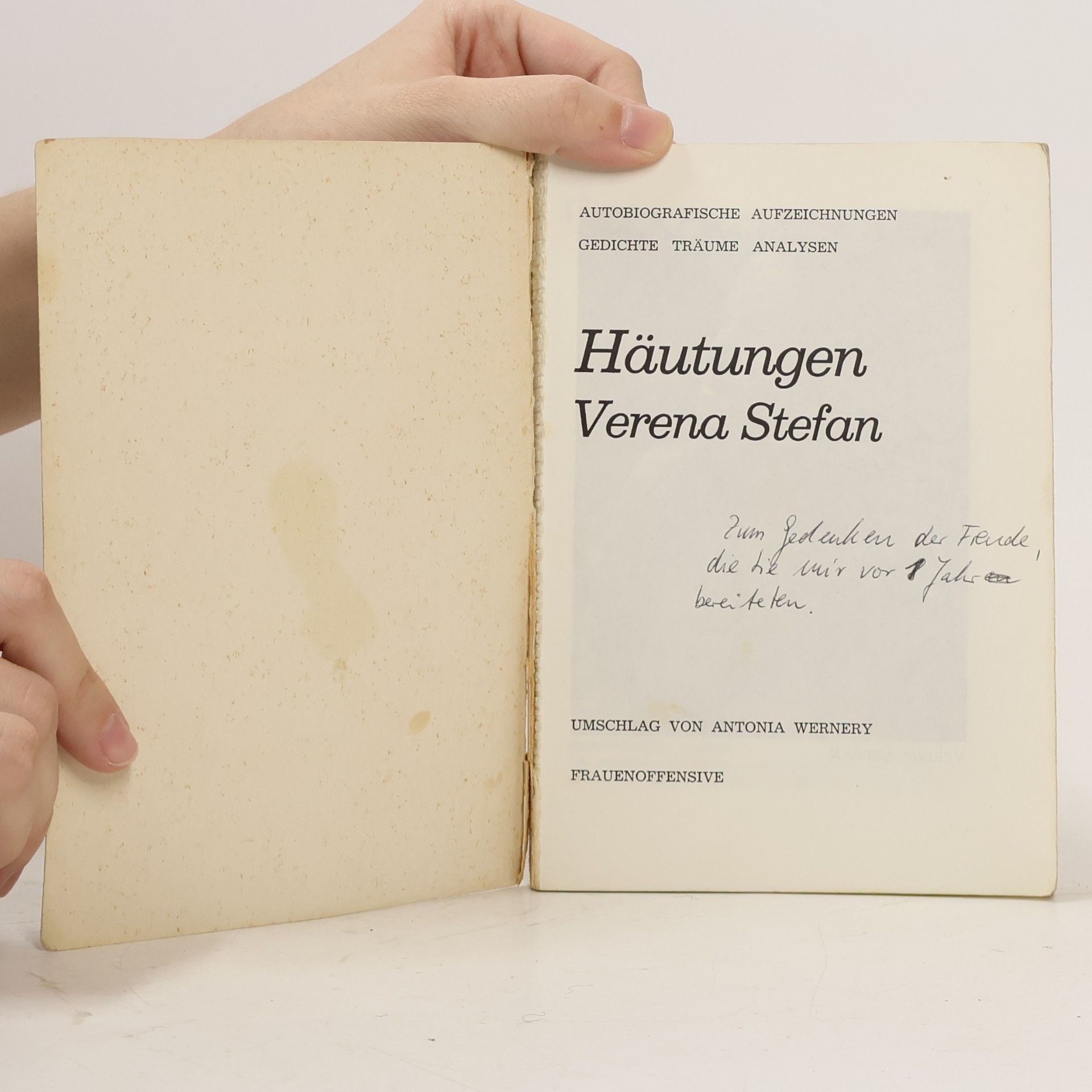 Verena Stefan Häutungen