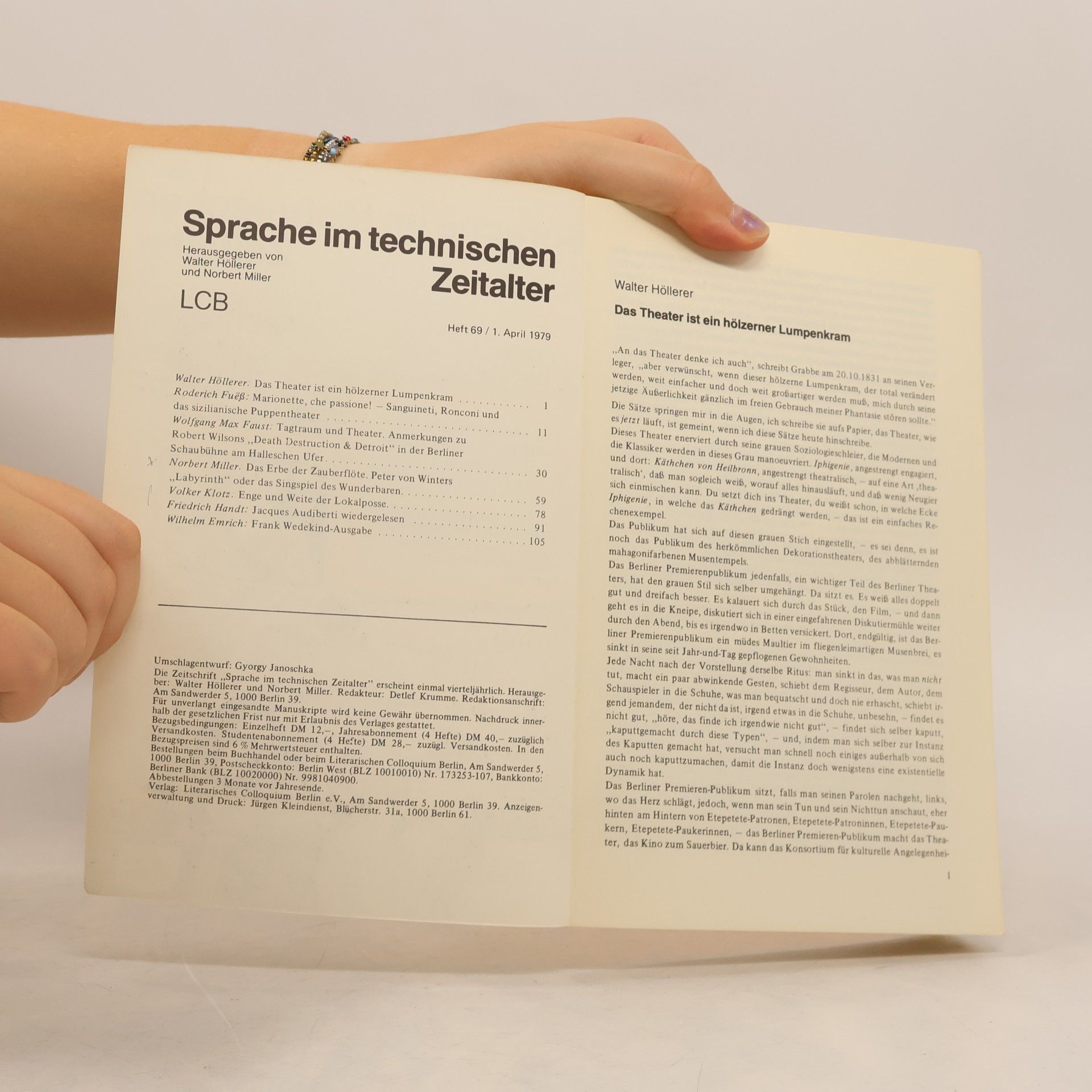 Gyorgy Janoschka Sprache im technischen Zeitalter