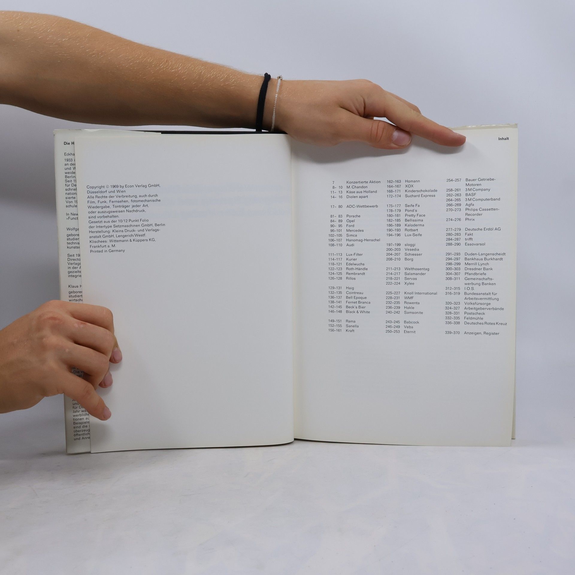 Autorenkollektiv Werbung in Deutschland '69. Jahrbuch der deutschen Werbung & Art Directors Annual