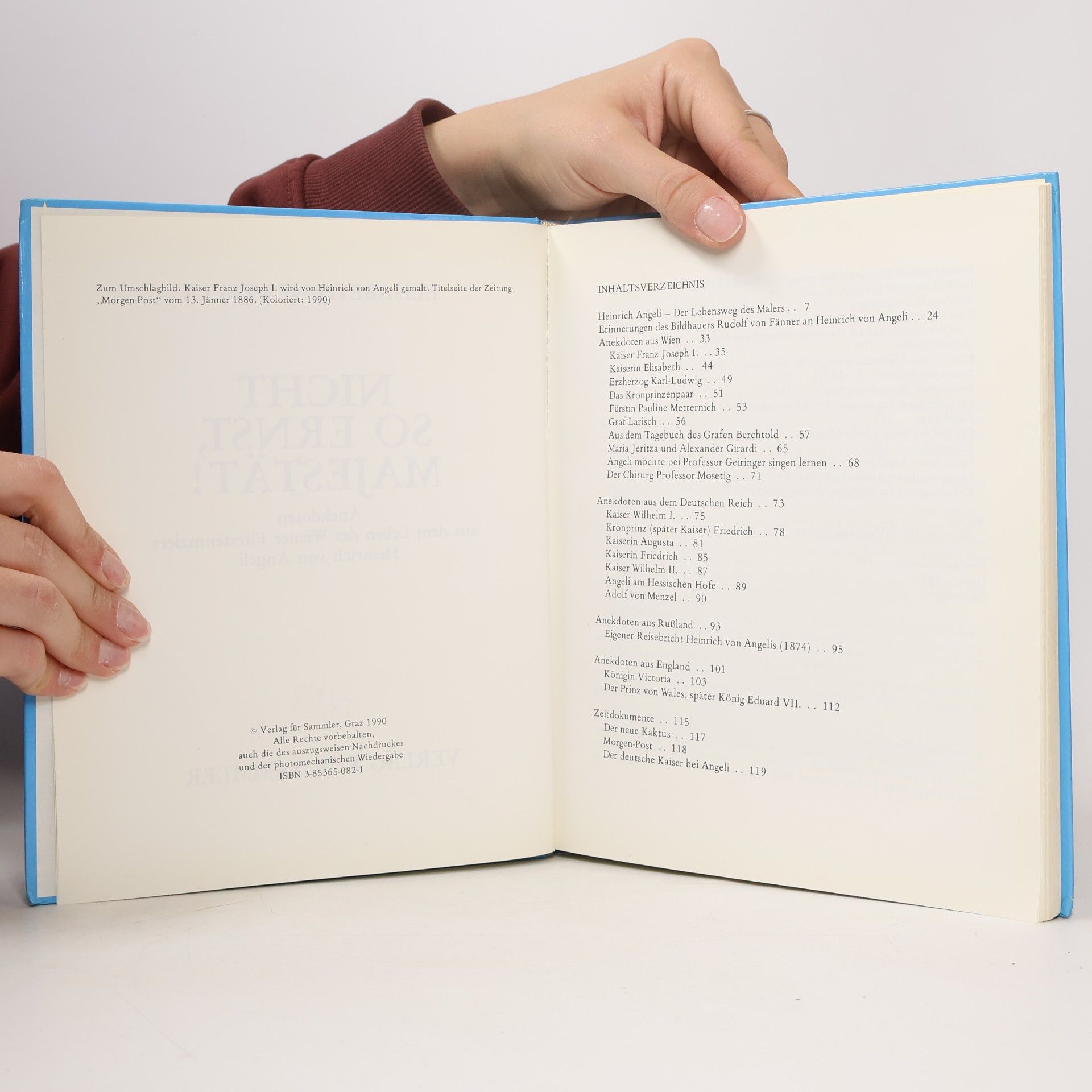 Various authors Nicht so ernst, Majestät!. Anekdoten aus dem Leben des Wiener Fürstenmalers Heinrich von Angeli