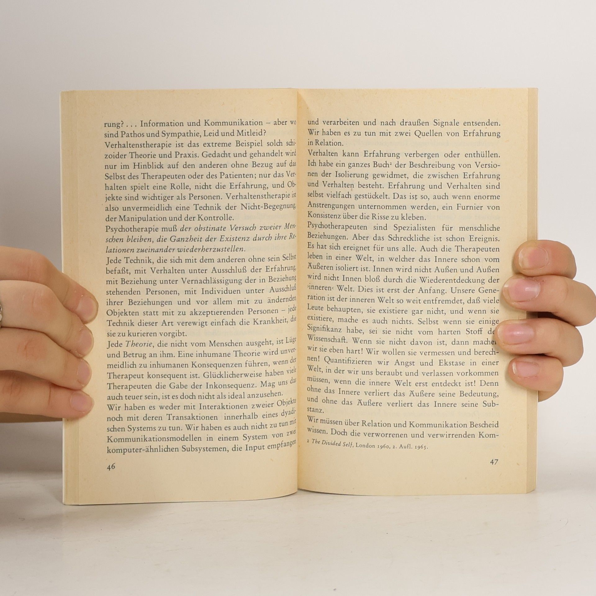 Ronald D. Laing Phänomenologie der Erfahrung