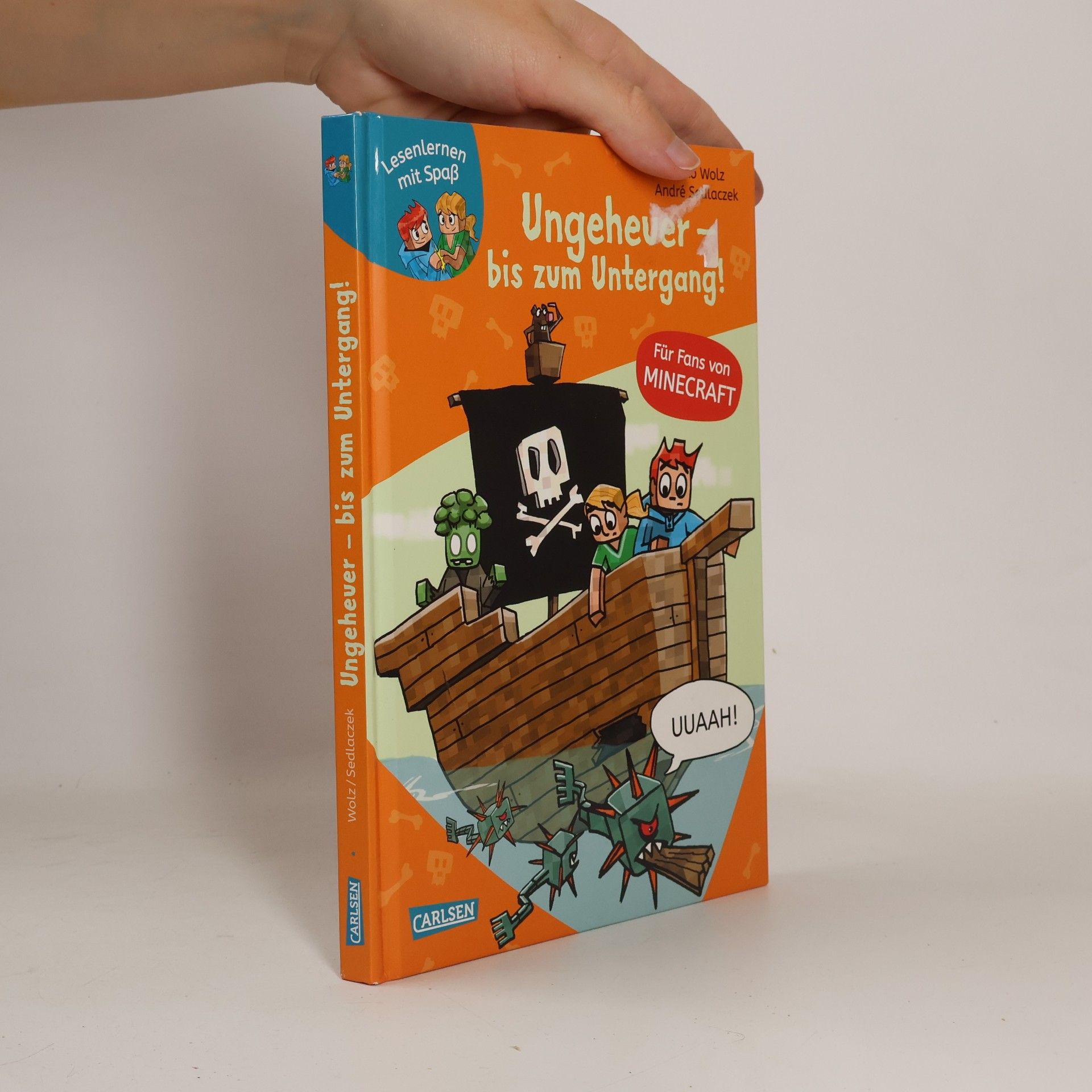 Heiko Wolz Lesenlernen mit Spaß - Minecraft 4: Ungeheuer - bis zum Untergang!