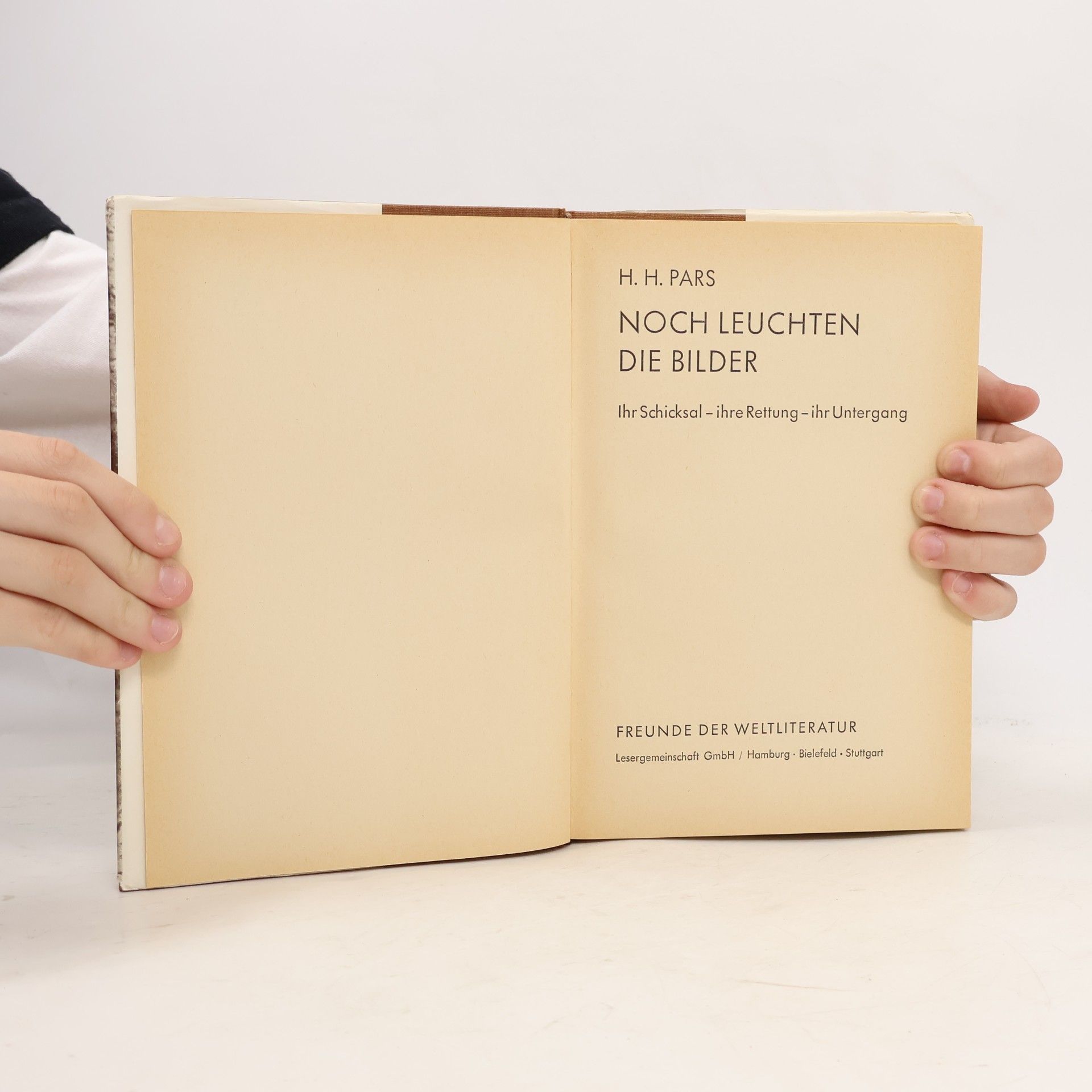 Pars Hans Noch leuchten die Bilder
