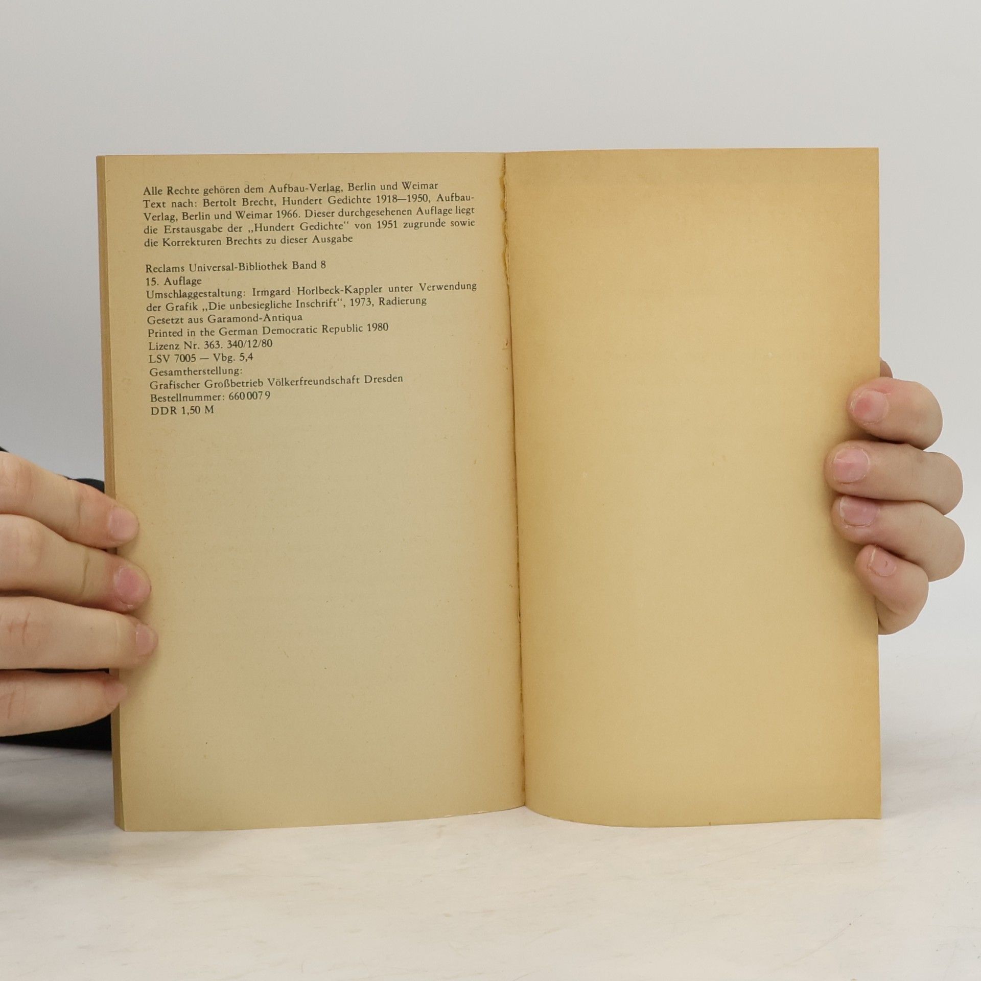 Bertolt Brecht Gedichte