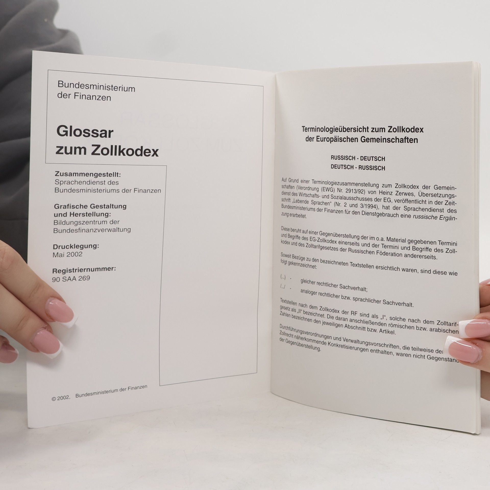 Autorenkollektiv Glossar zum Zollkodex