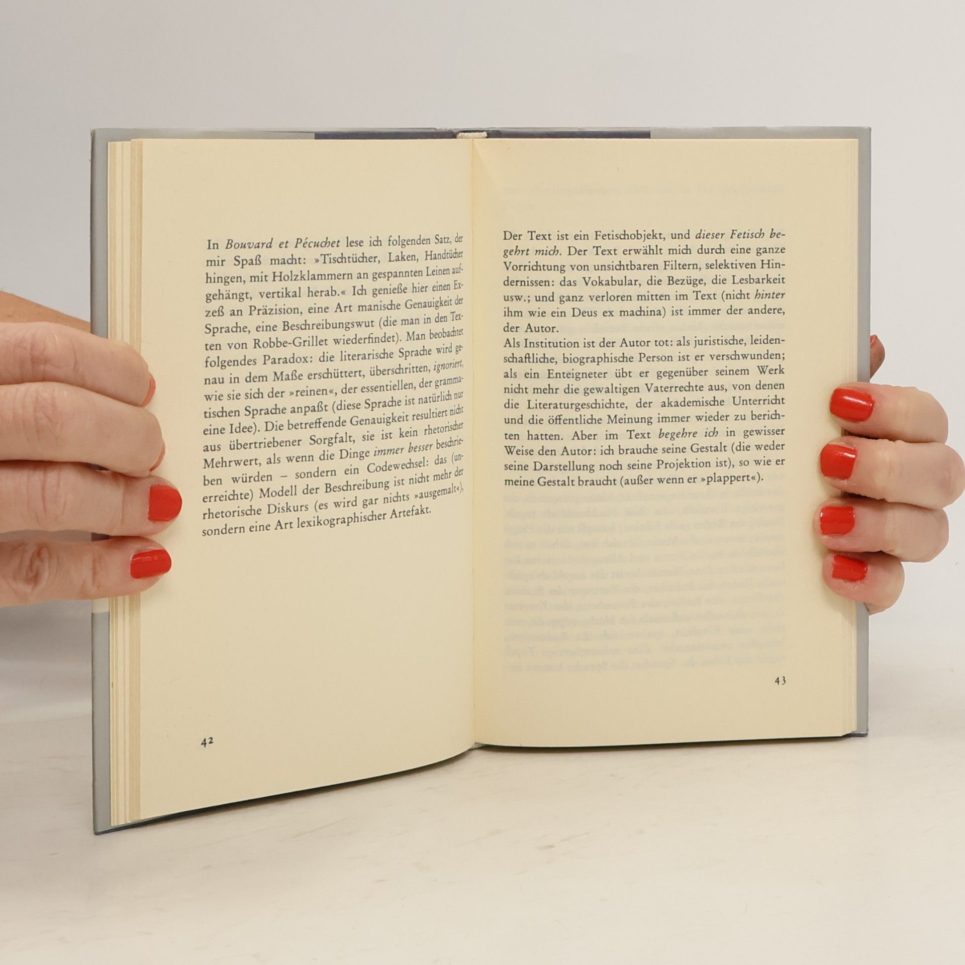 Roland Barthes Die Lust am Text