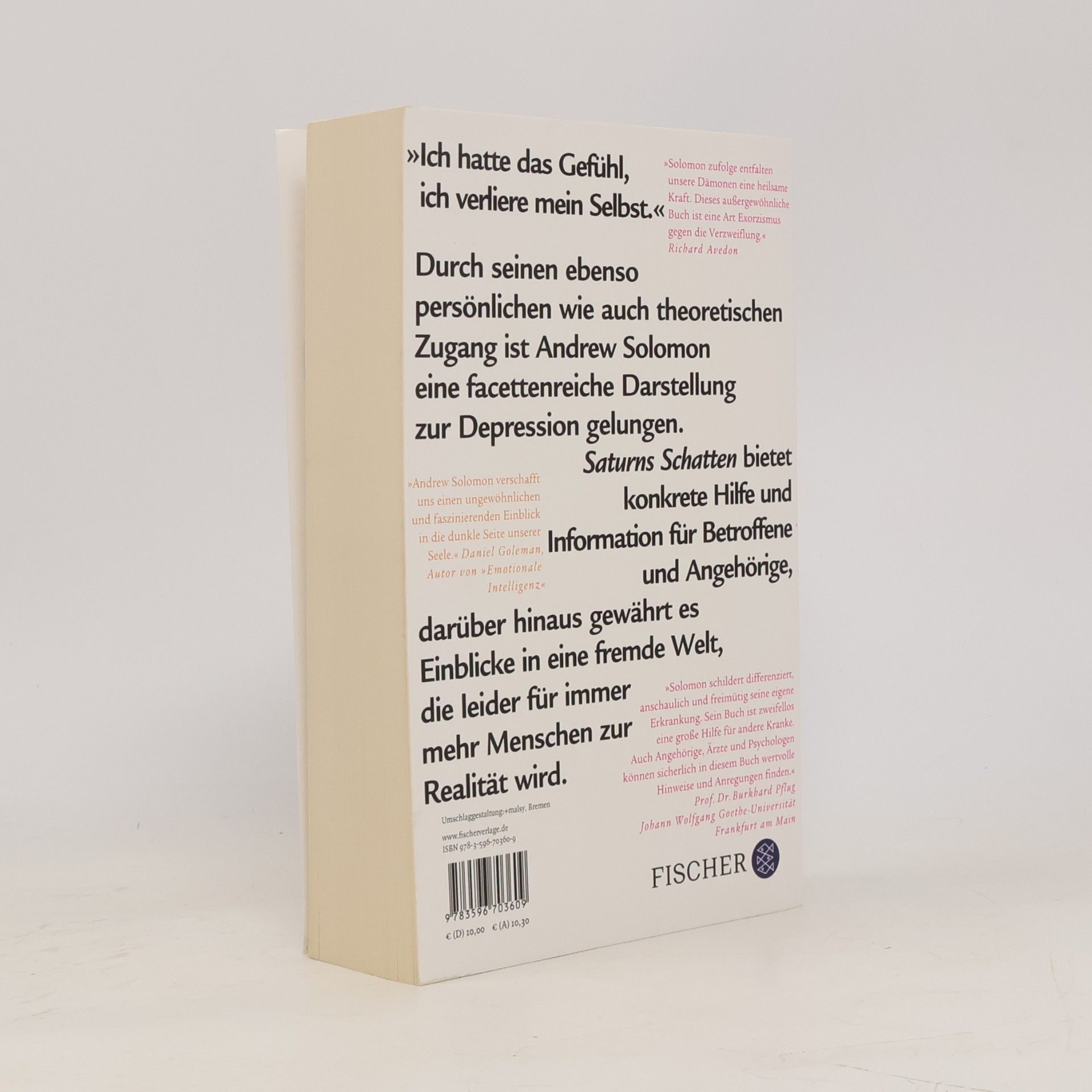 Andrew Solomon Saturns Schatten