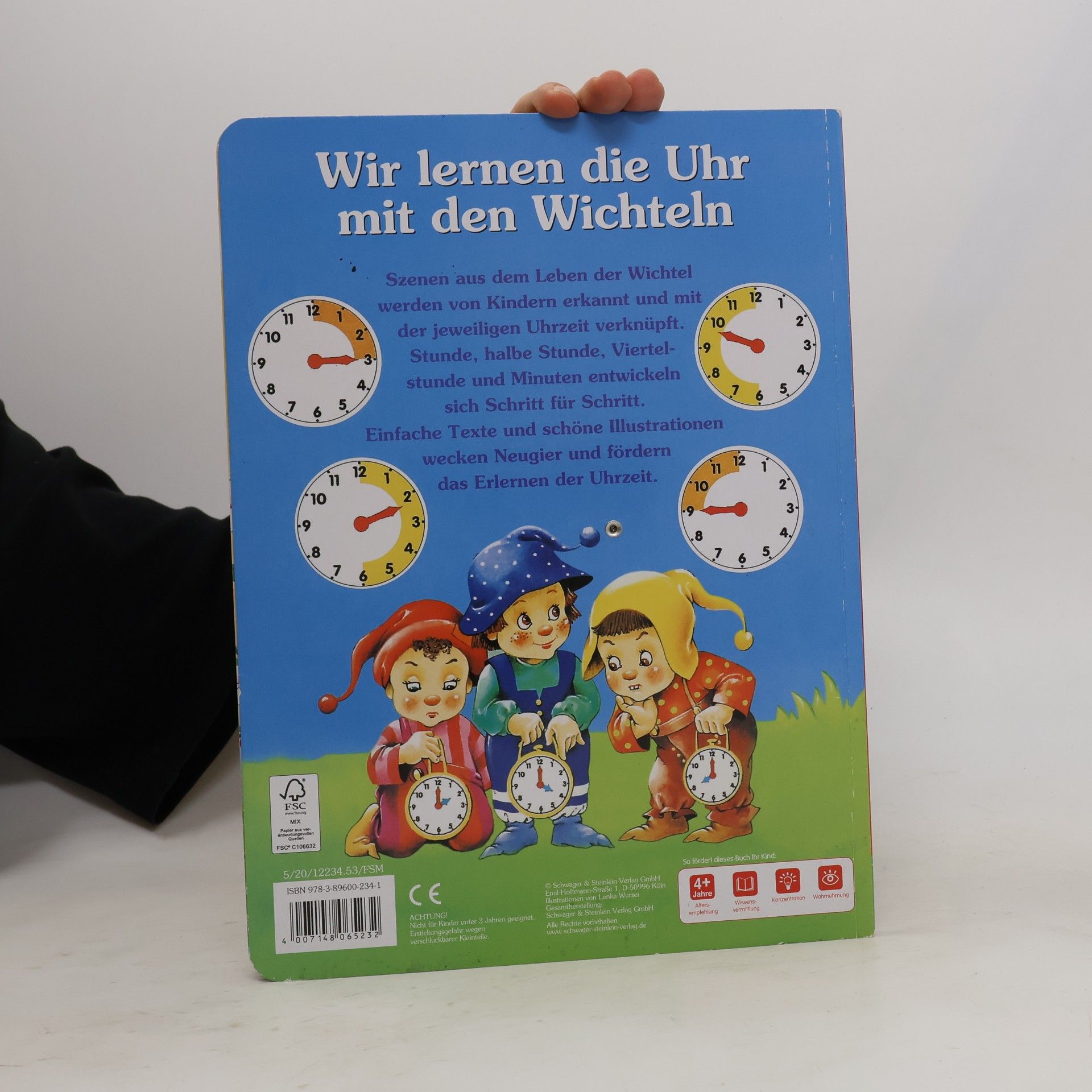 Lenka Wurzel Wir lernen die Uhr mit den Wichteln