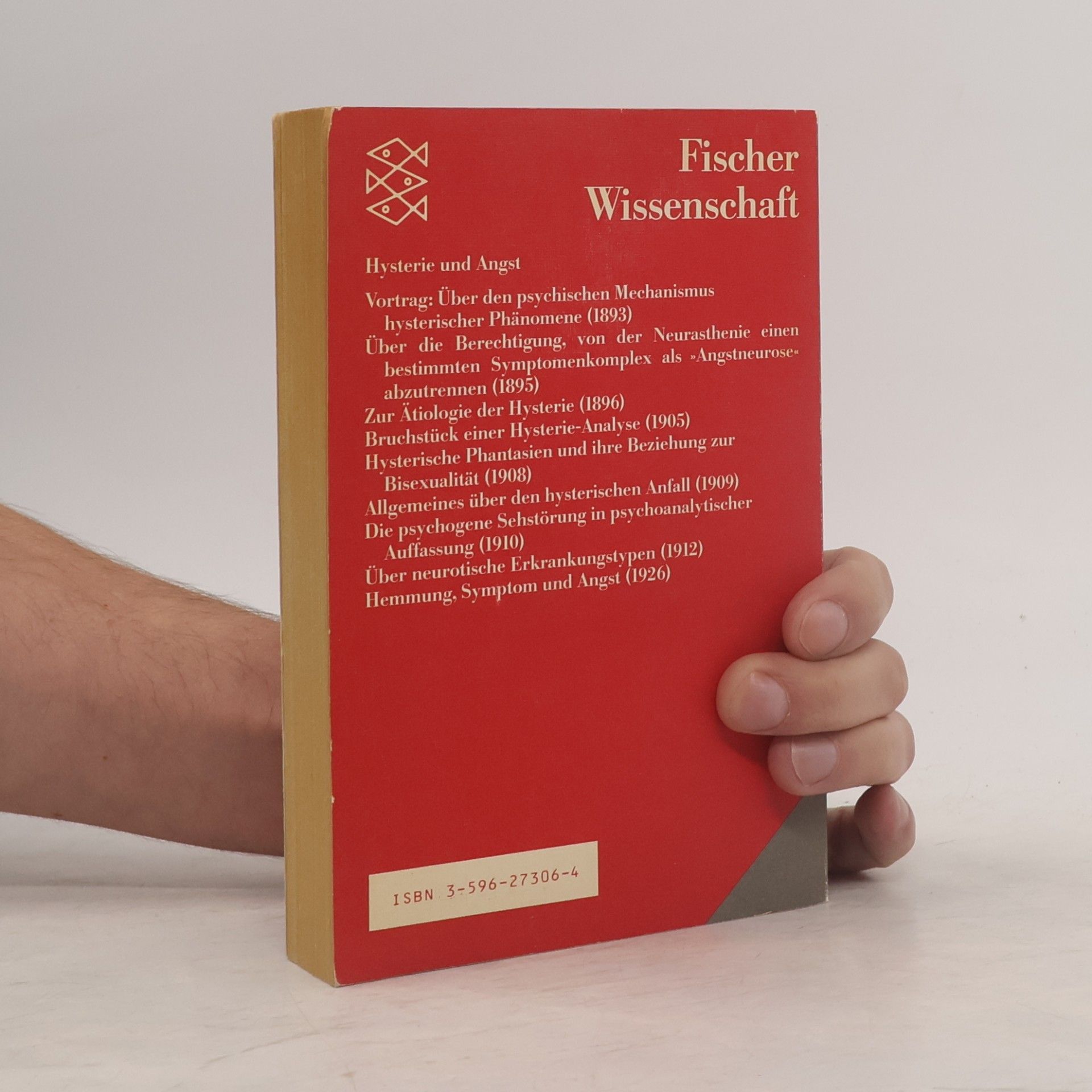 Sigmund Freud Studienausgabe Band VI. Hysterie und Angst