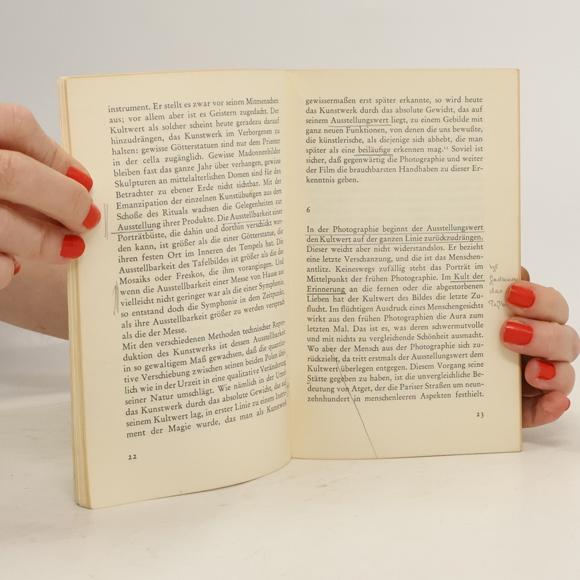 Walter Benjamin Das Kunstwerk