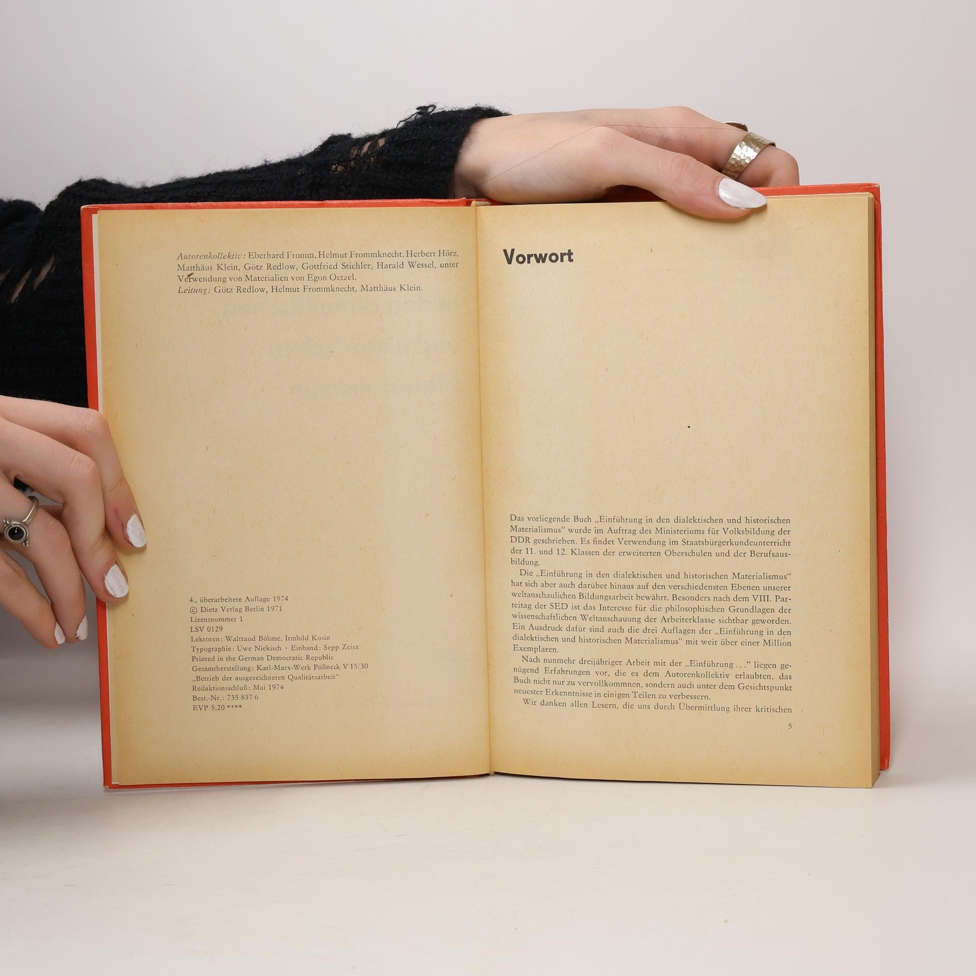 Autorenkollektiv Einführung in den dialektischen und historischen Materialismus