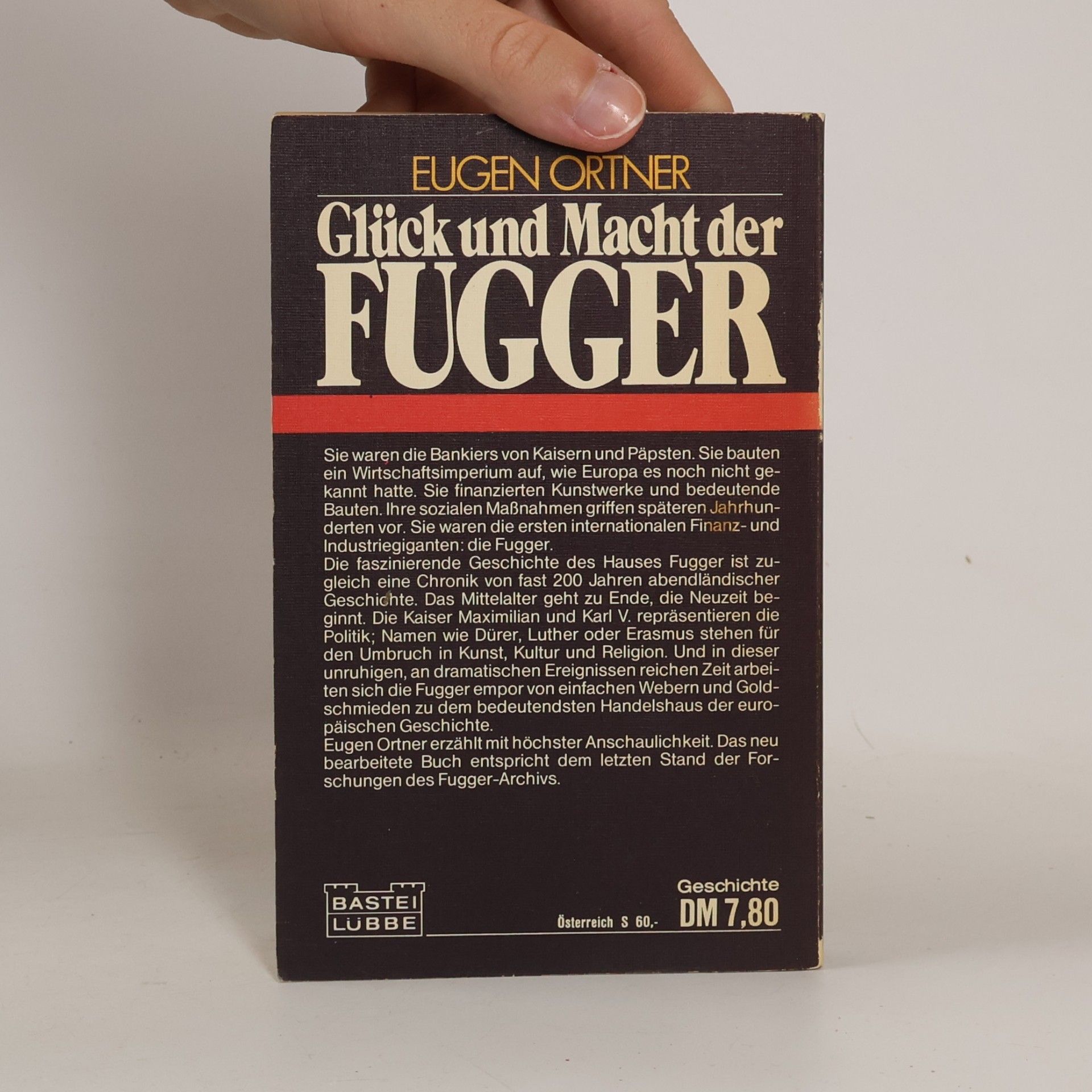 Eugen Ortner Glück und Macht der Fugger