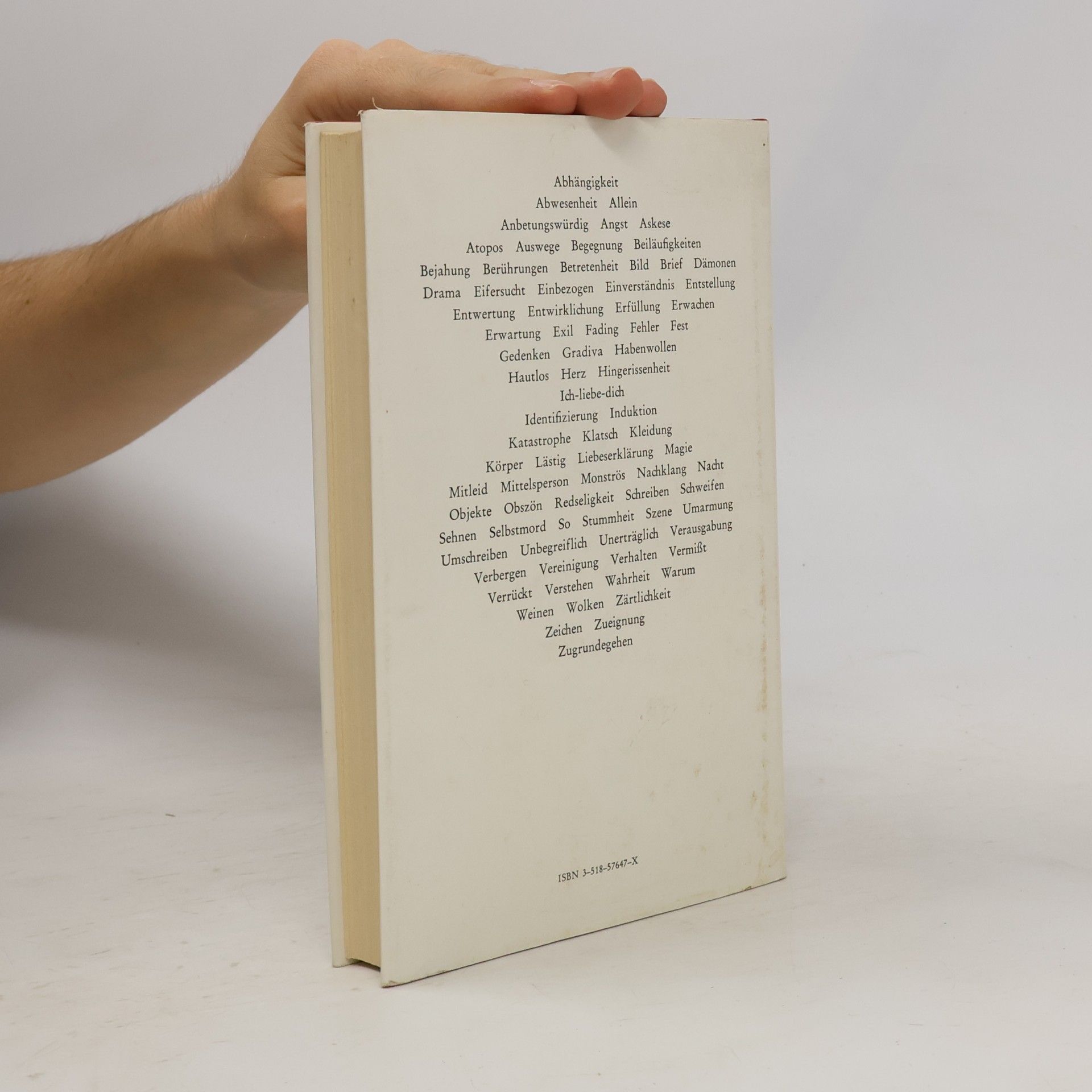 Roland Barthes Fragmente einer Sprache der Liebe