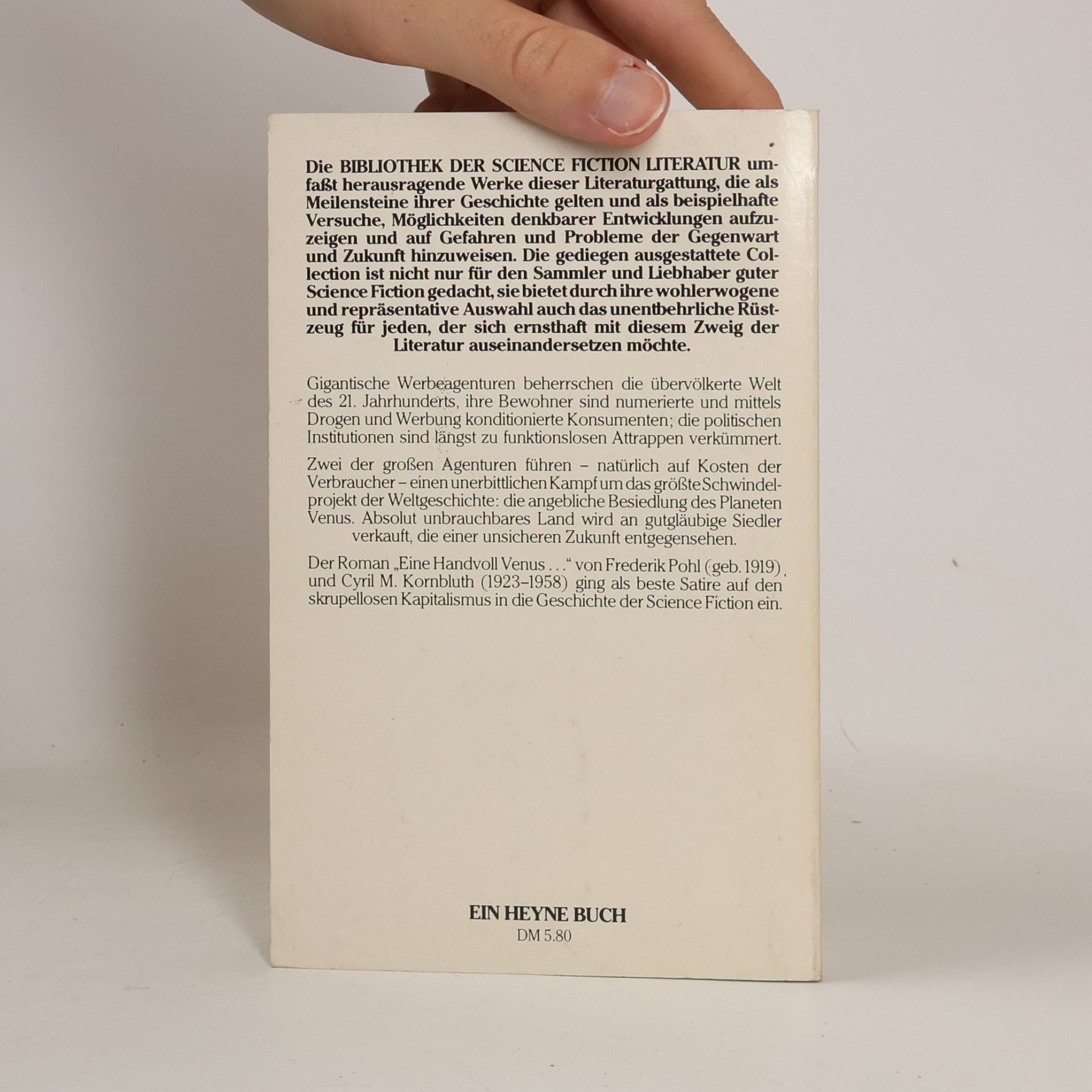 Frederik Pohl Eine Handvoll Venus und ehrbare Kaufleute