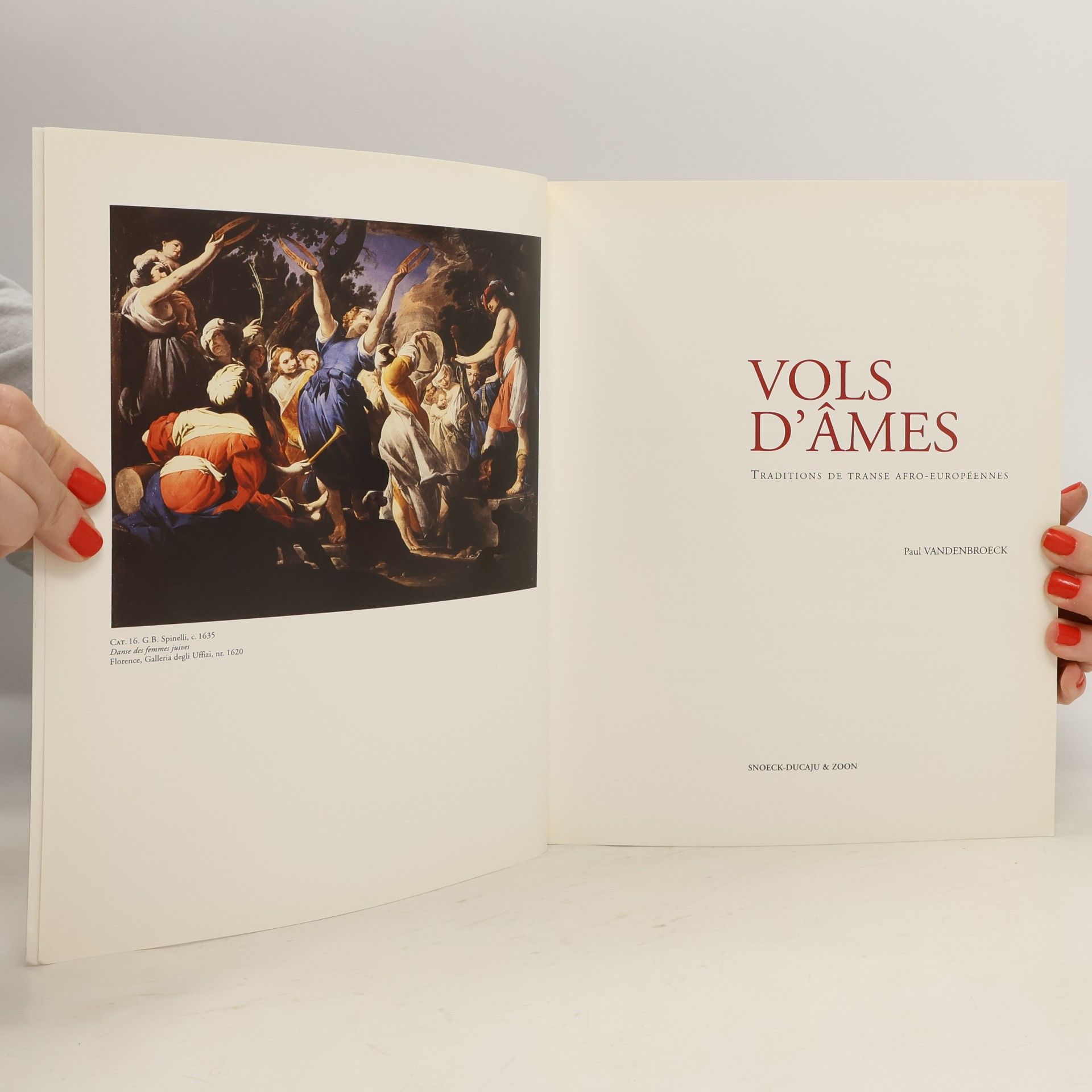 Paul Vandenbroeck VOLS D'ÂMES
