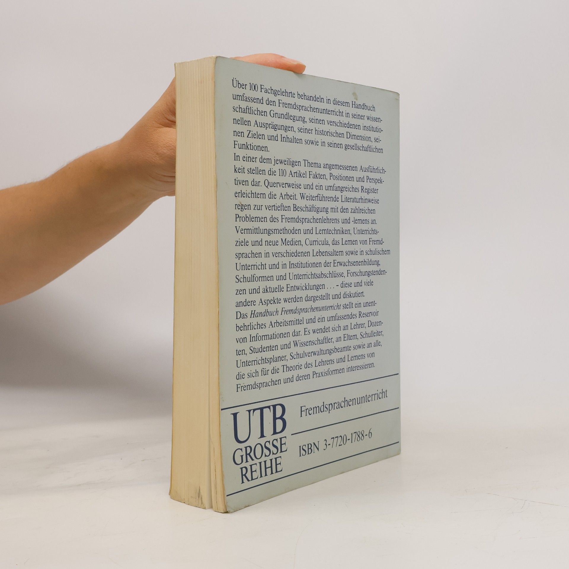 Richard Bausch Handbuch Fremdsprachenunterricht