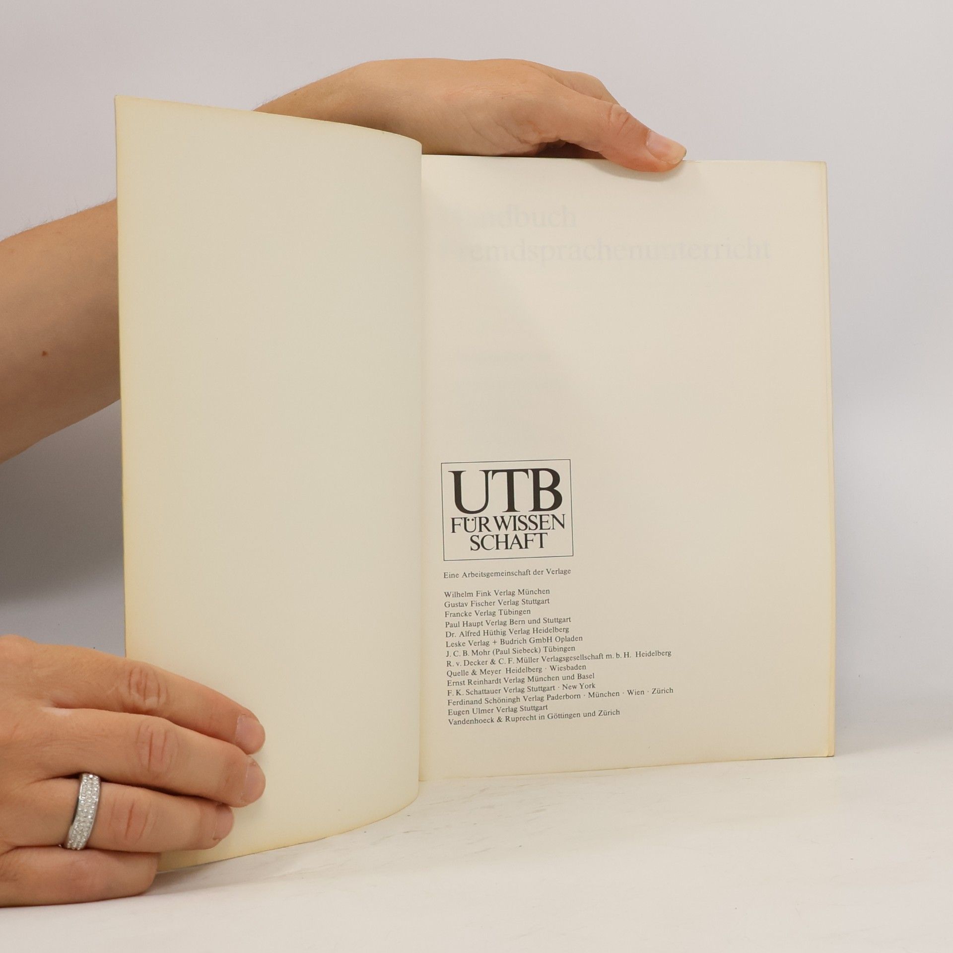 Richard Bausch Handbuch Fremdsprachenunterricht