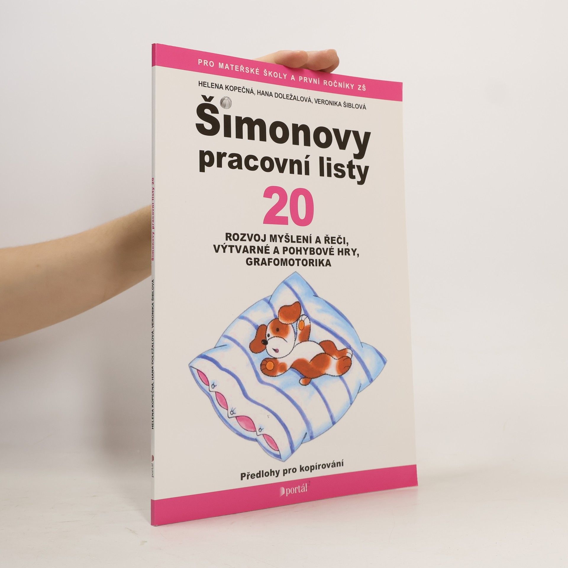 Šimonovy pracovní listy 20: Rozvoj myšlení a řeči, výtvarné a pohybové hry, grafomotorika